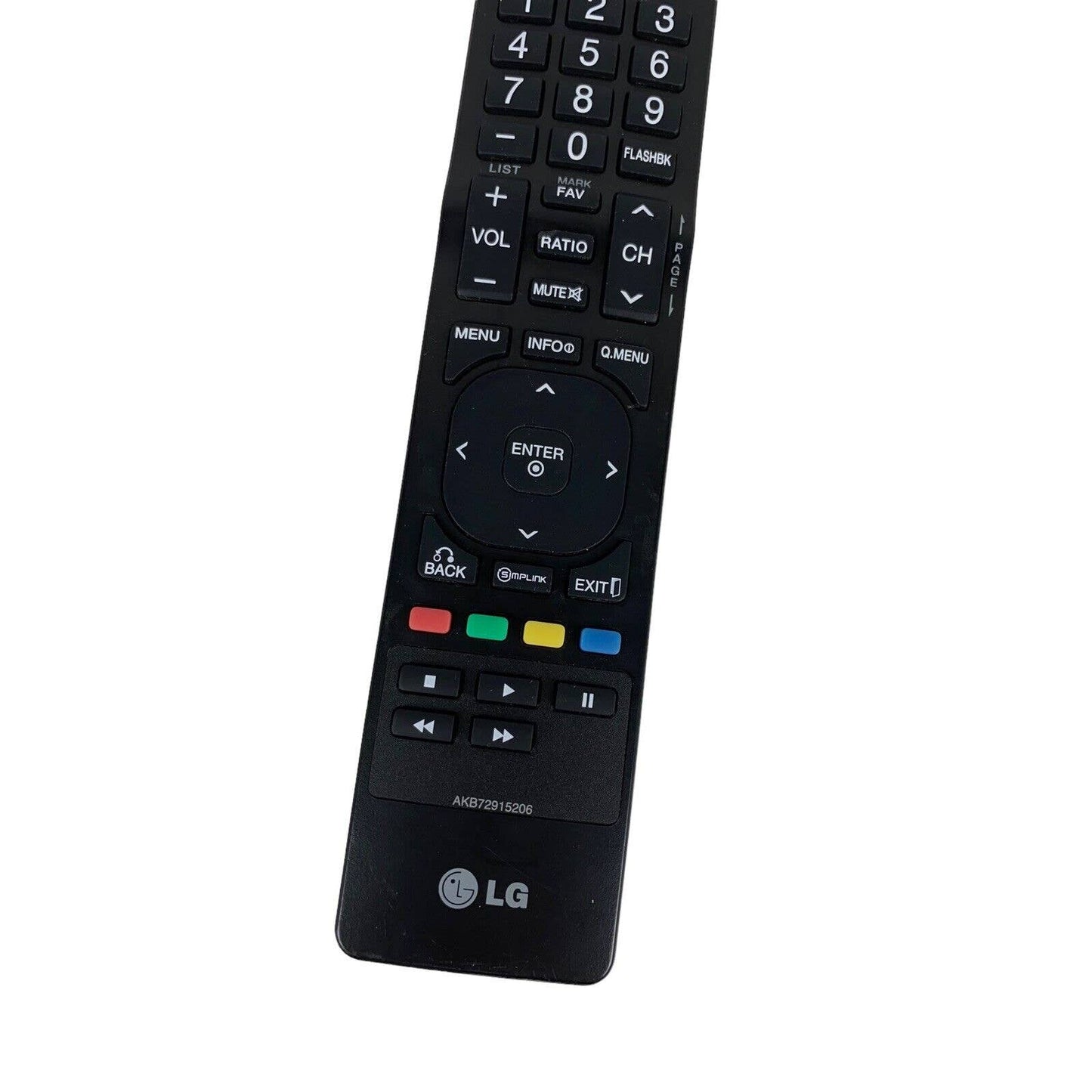 LG AKB72915206 OEM Original TV Television Replacement Remote Control Tested