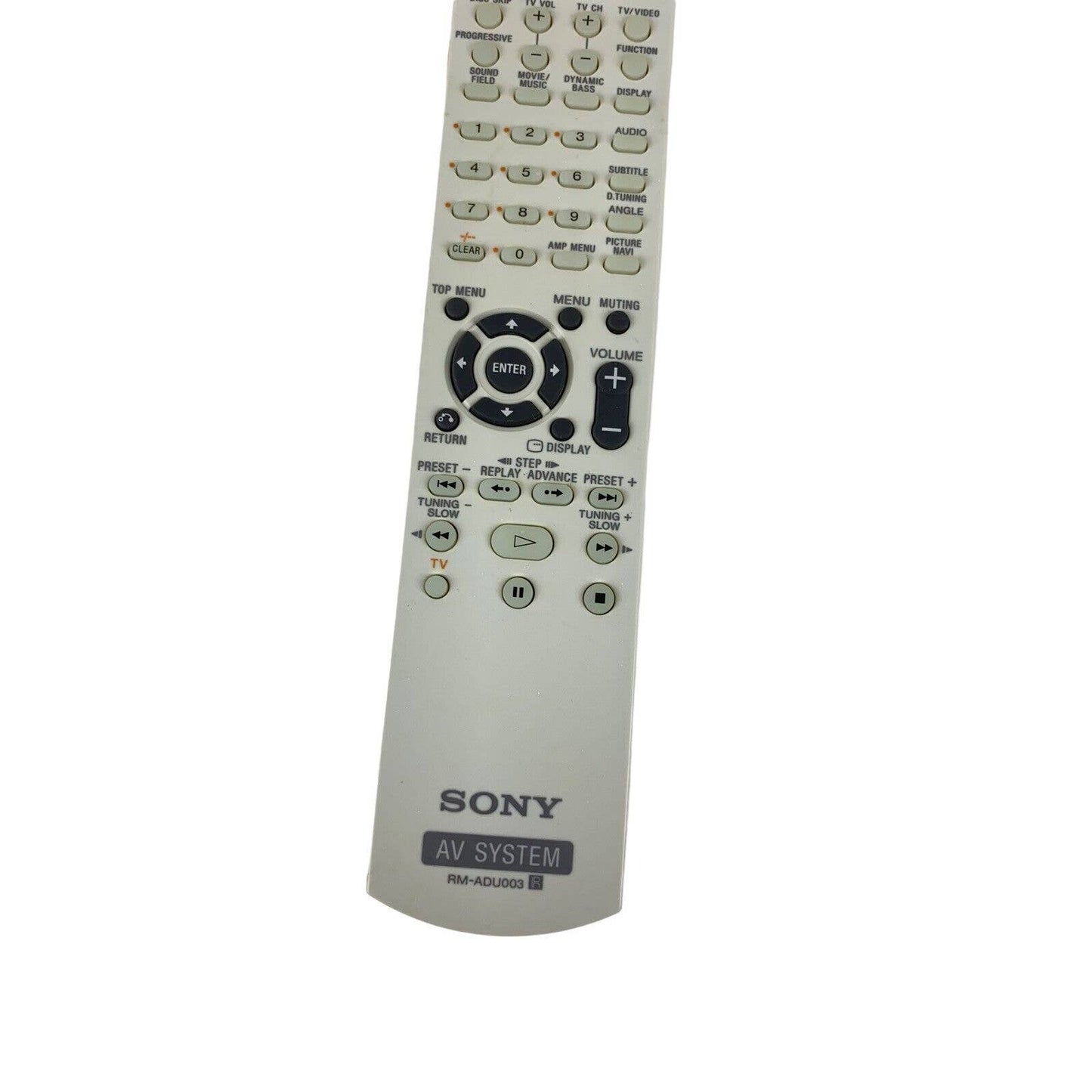 Sony RM-ADU003 AV System Replacement Remote Control