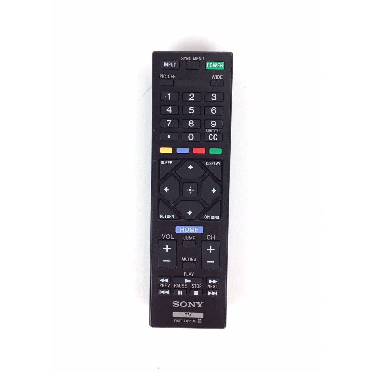 Sony RMT-TX110L TV Television Replacement Remote Control Tested