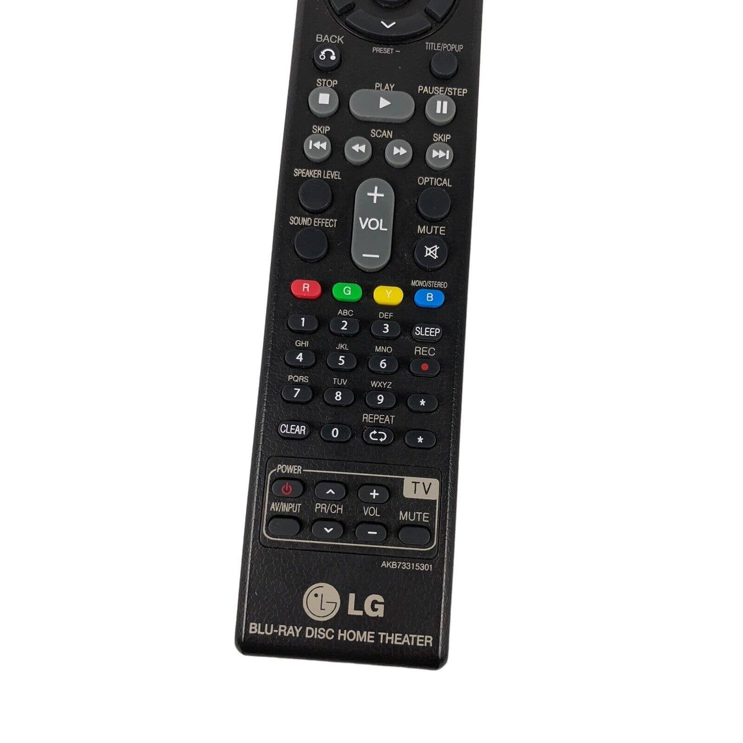 LG AKB73315301 OEM Original Blu-Ray Home Theater Replacement Remote Control