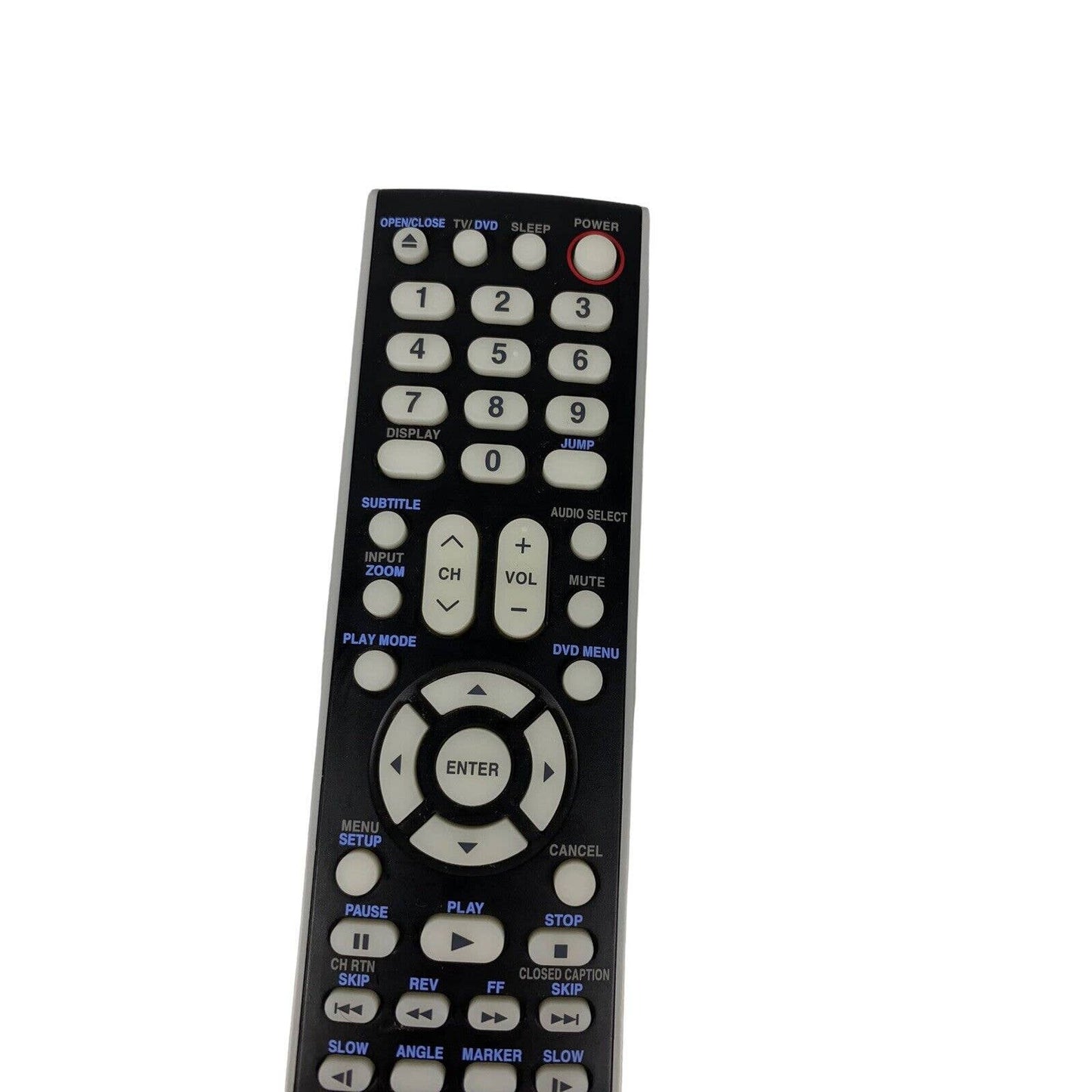 Toshiba DC-SB1 OEM Original TV DVD Replacement Remote Control Tested Black