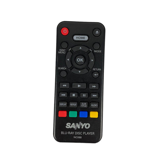 Sanyo NC088 OEM Original DVD Player Replacement Remote Control Tested Black