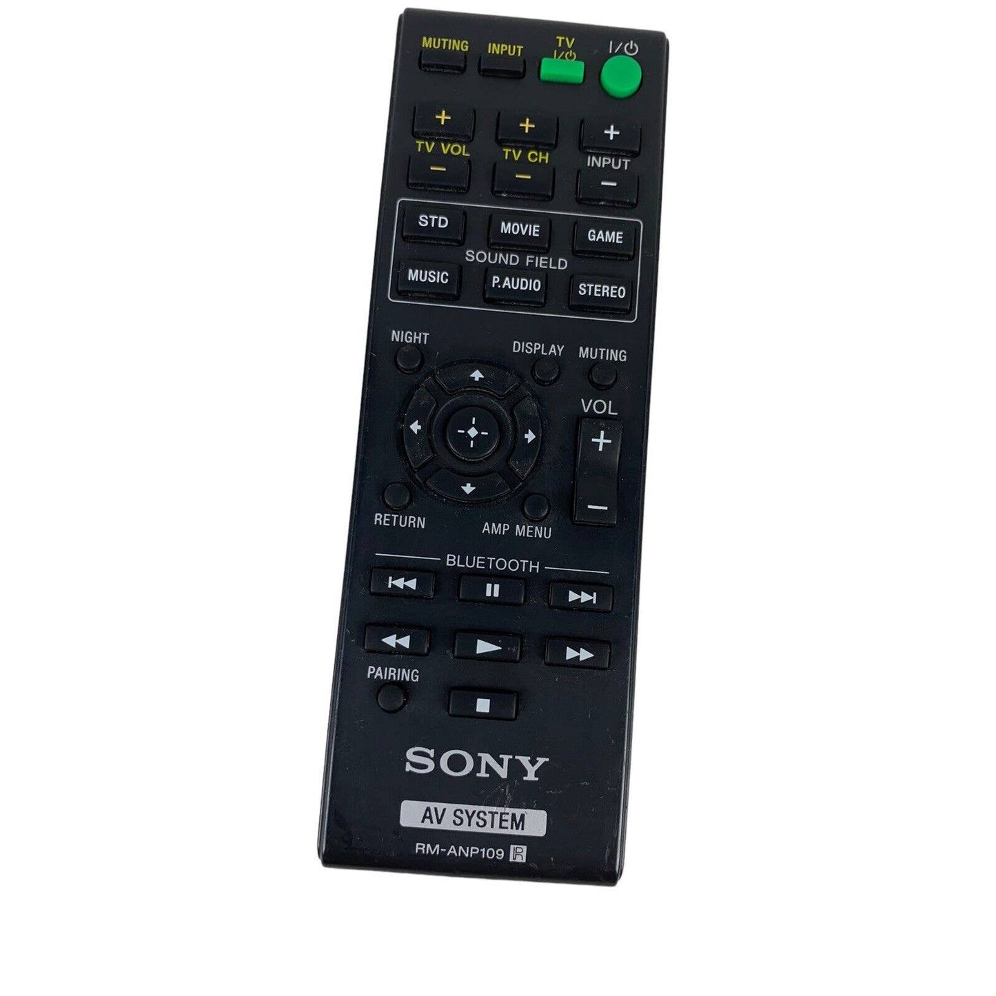 Sony RM-ANP109 OEM Original AV System Replacement Remote Control Tested