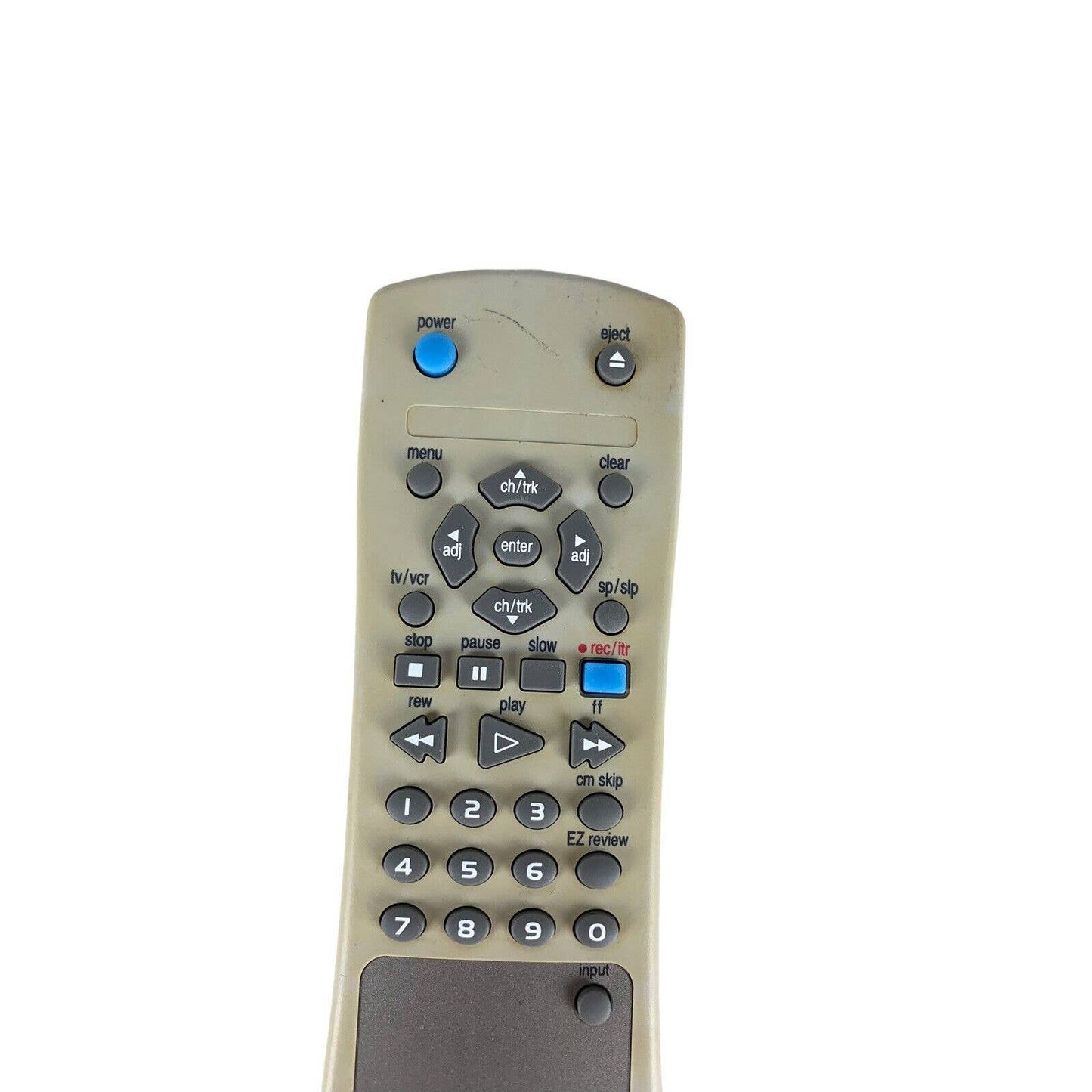 Zenith HS3-3 OEM Original DVD VCR Replacement Remote Control Tested Gray