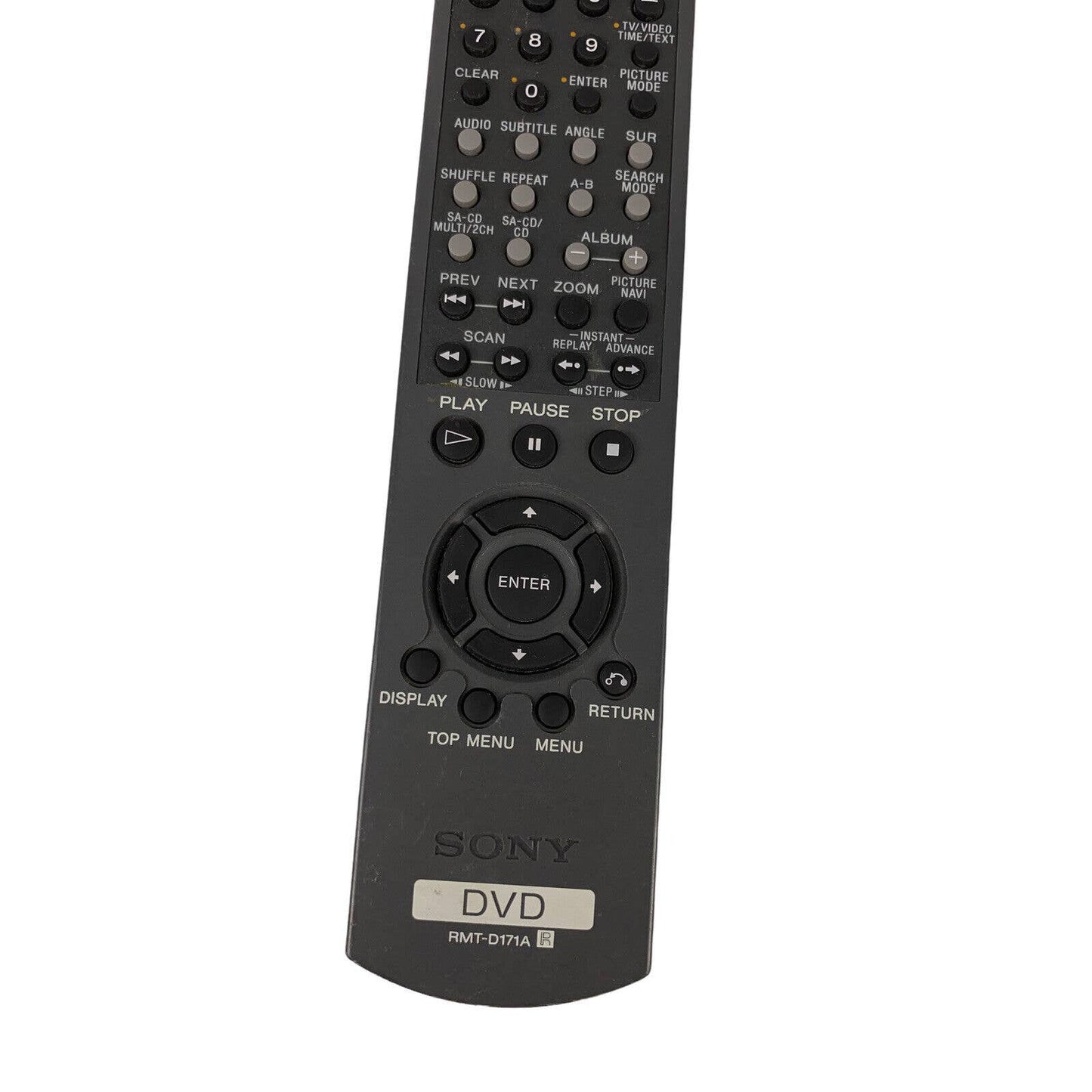 Sony RMT-D171A OEM Original DVD Replacement Remote Control Tested Black