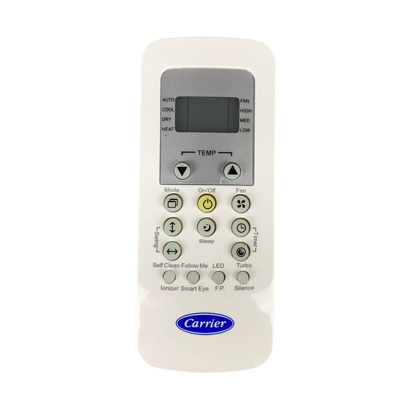 Carrier RG56/BGEF-CA OEM Original Air Conditioner AC Remote Control White