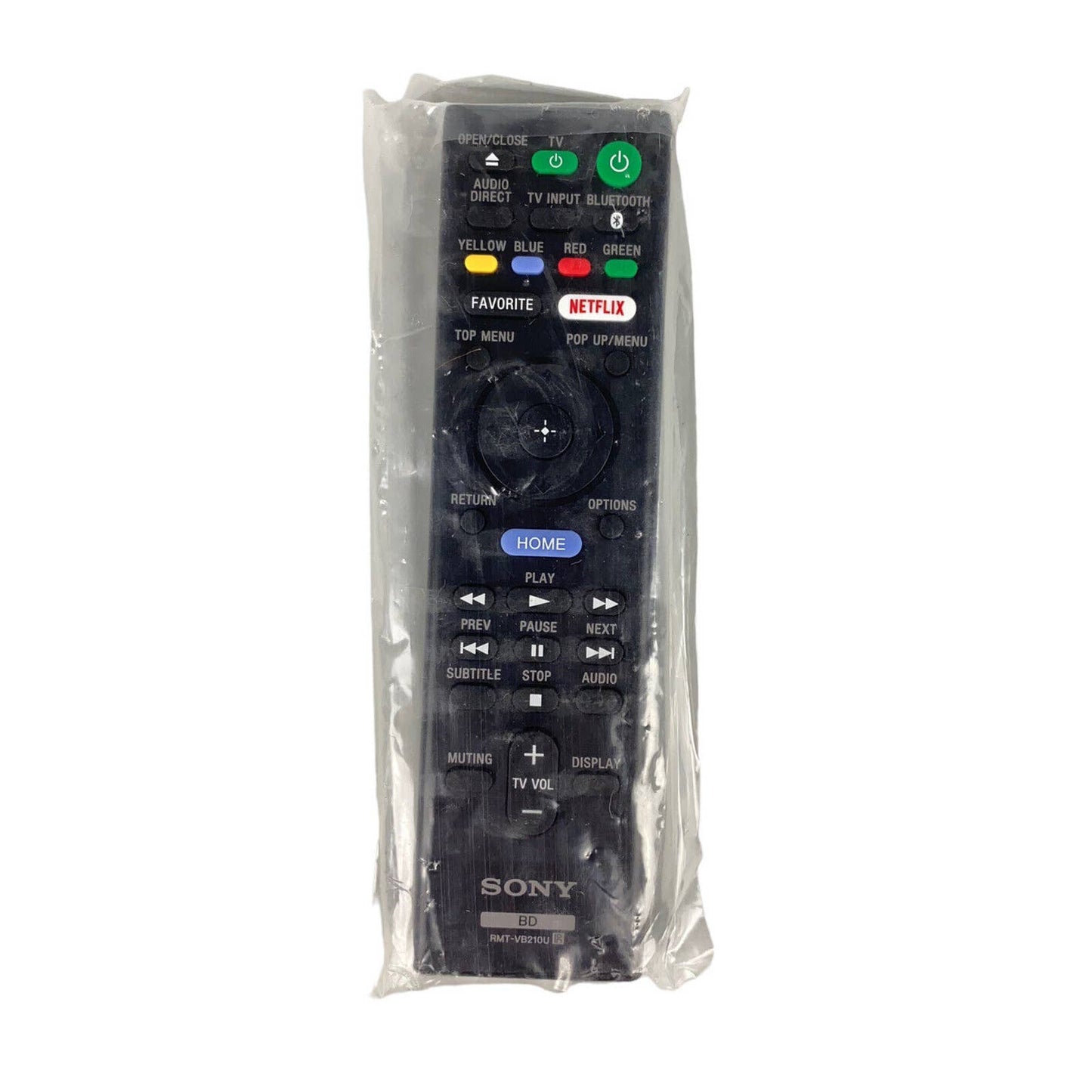 NEW Sony RMT-VB210U OEM Original Blu-Ray Replacement Remote Control Black