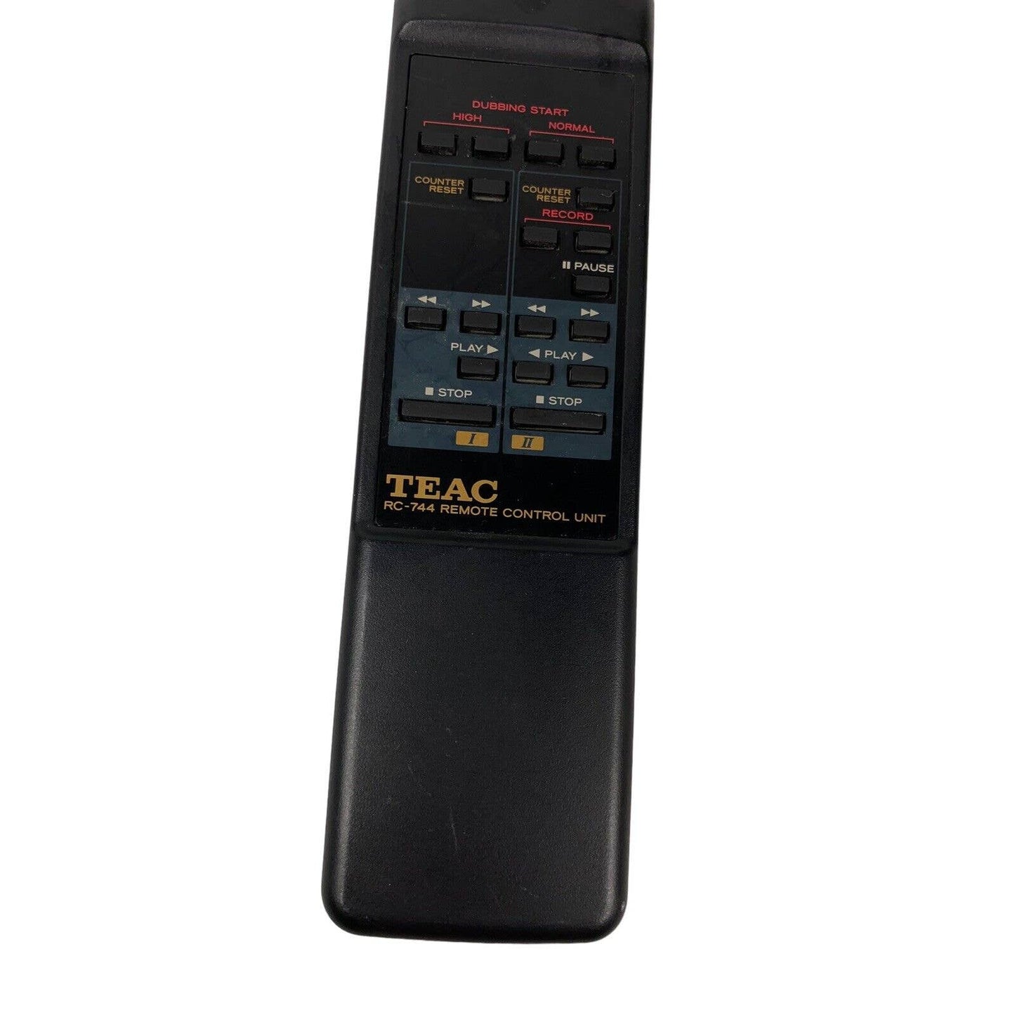 Teac RC-744 OEM Original Tape Deck Replacement Remote Control Black