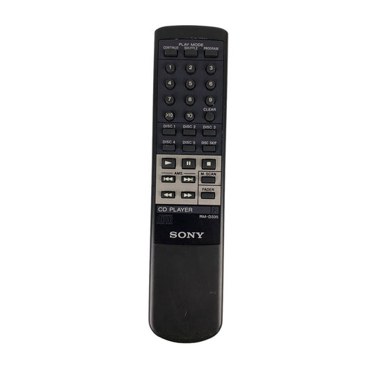 Sony RM-D335 OEM Original CD Player Replacement Remote Control Tested Black