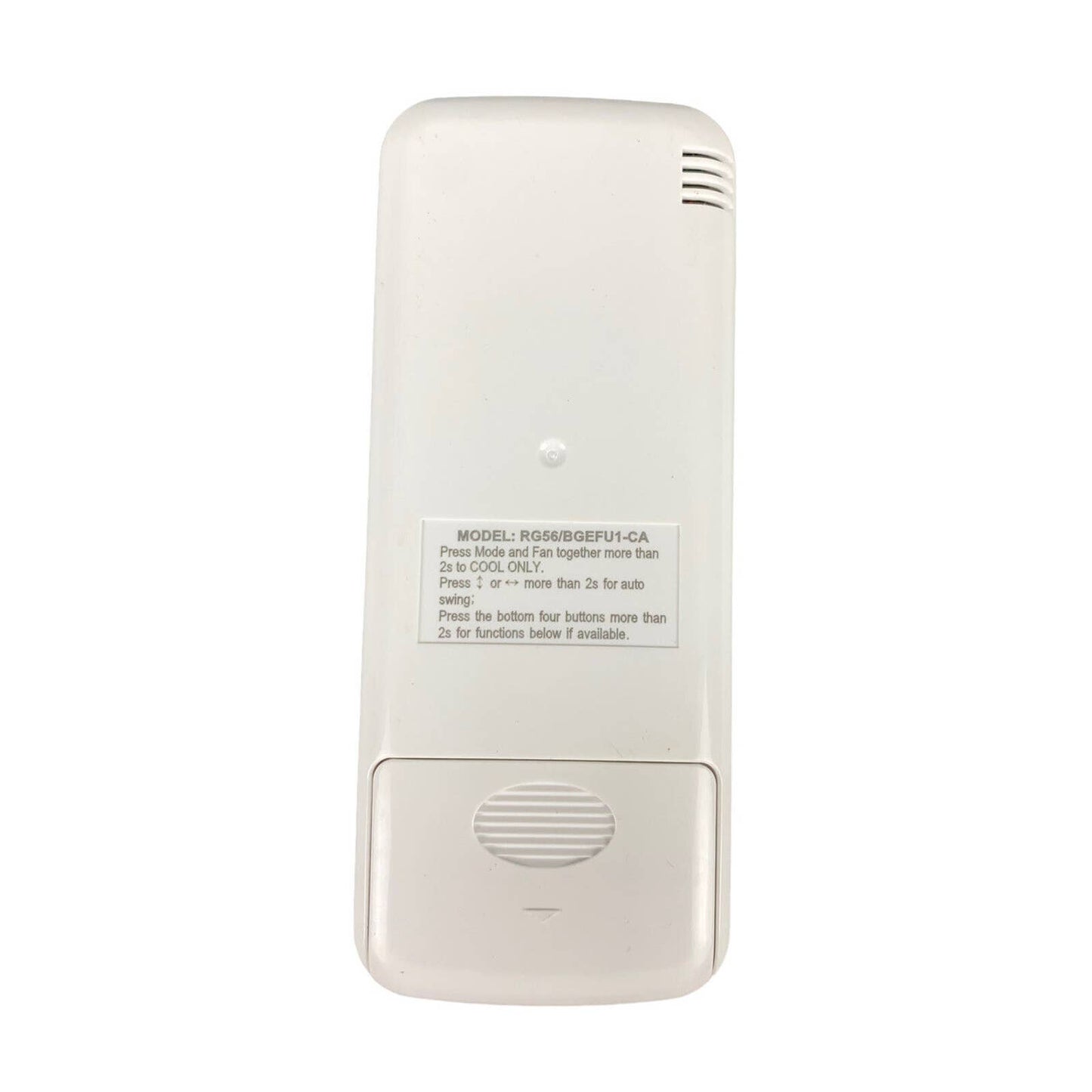 Carrier RG56/BGEF-CA OEM Original Air Conditioner AC Remote Control White