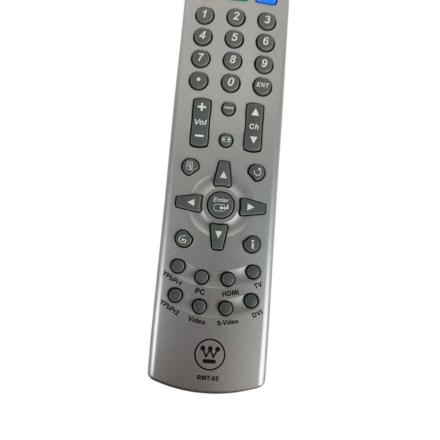 Westinghouse RMT-05 OEM Original TV Television Replacement Remote Control Silver