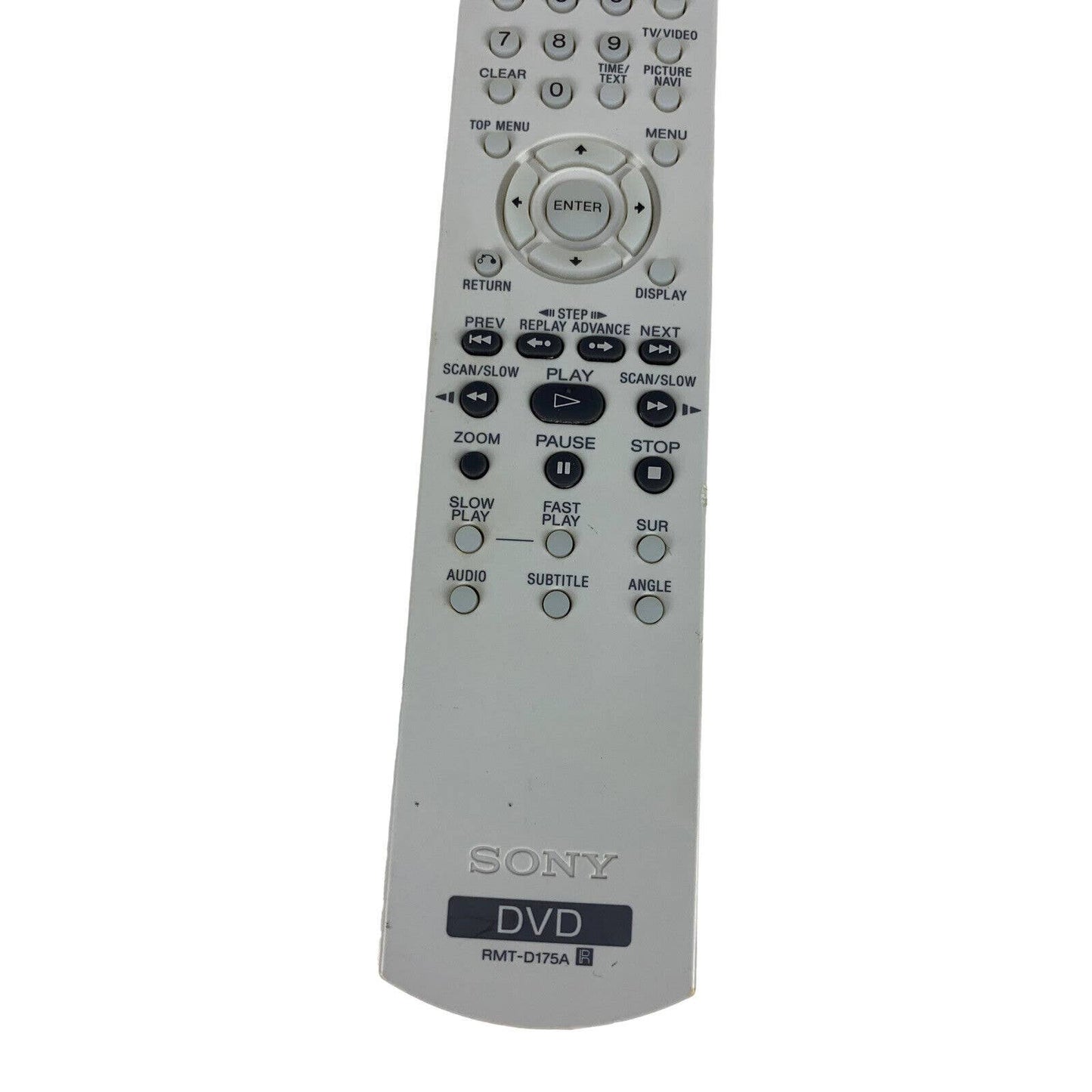 Sony RMT-D175A OEM Original DVD Replacement Remote Control Tested Gray