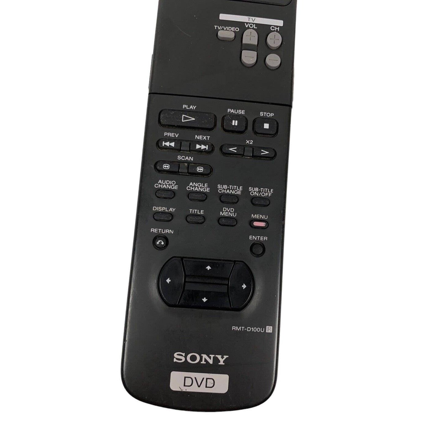 Sony RMT-D100U OEM Original DVD Replacement Remote Control Tested Black