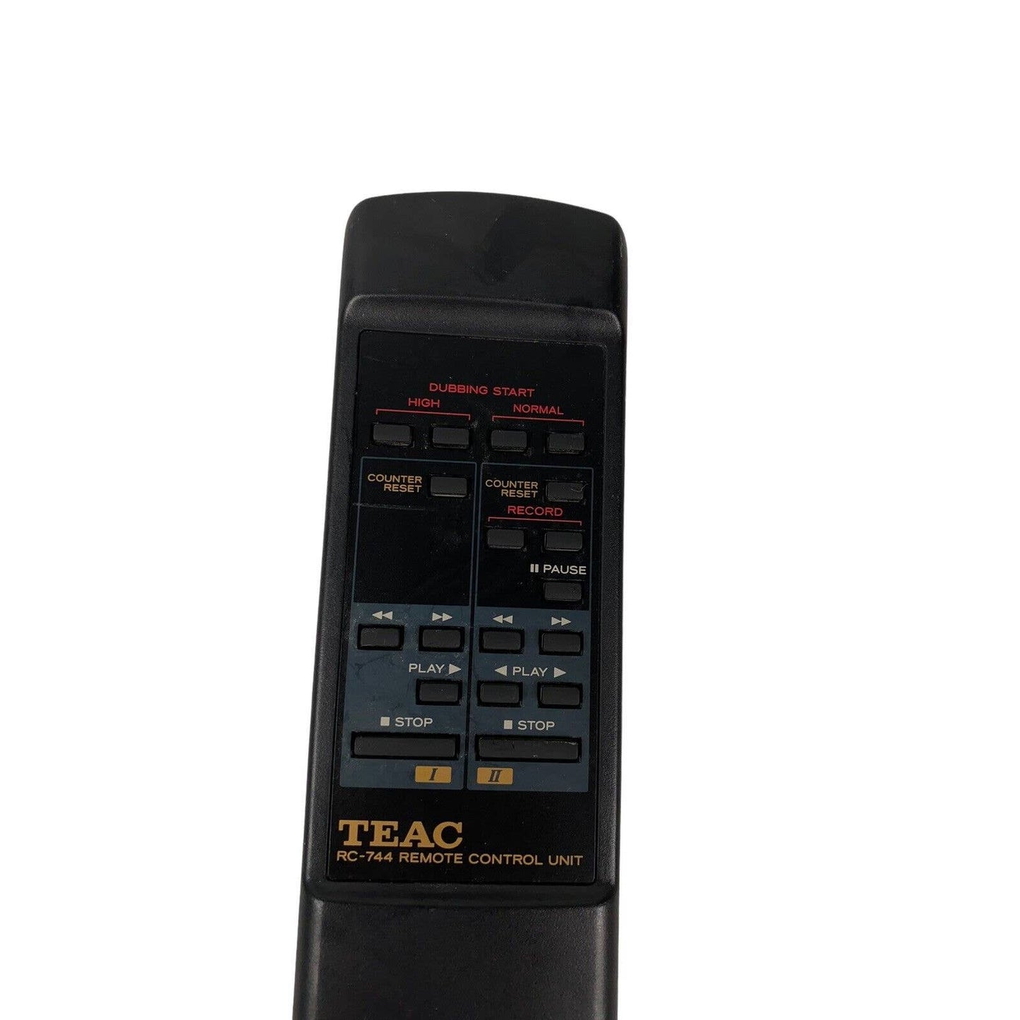 Teac RC-744 OEM Original Tape Deck Replacement Remote Control Black