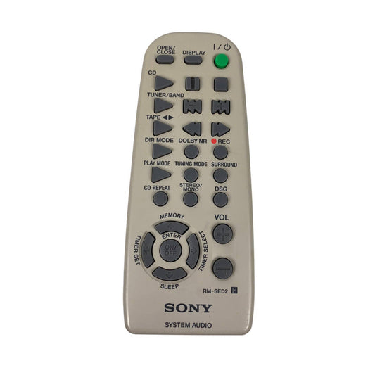 Sony RM-SED2 OEM Original System Audio Replacement Remote Control Tested