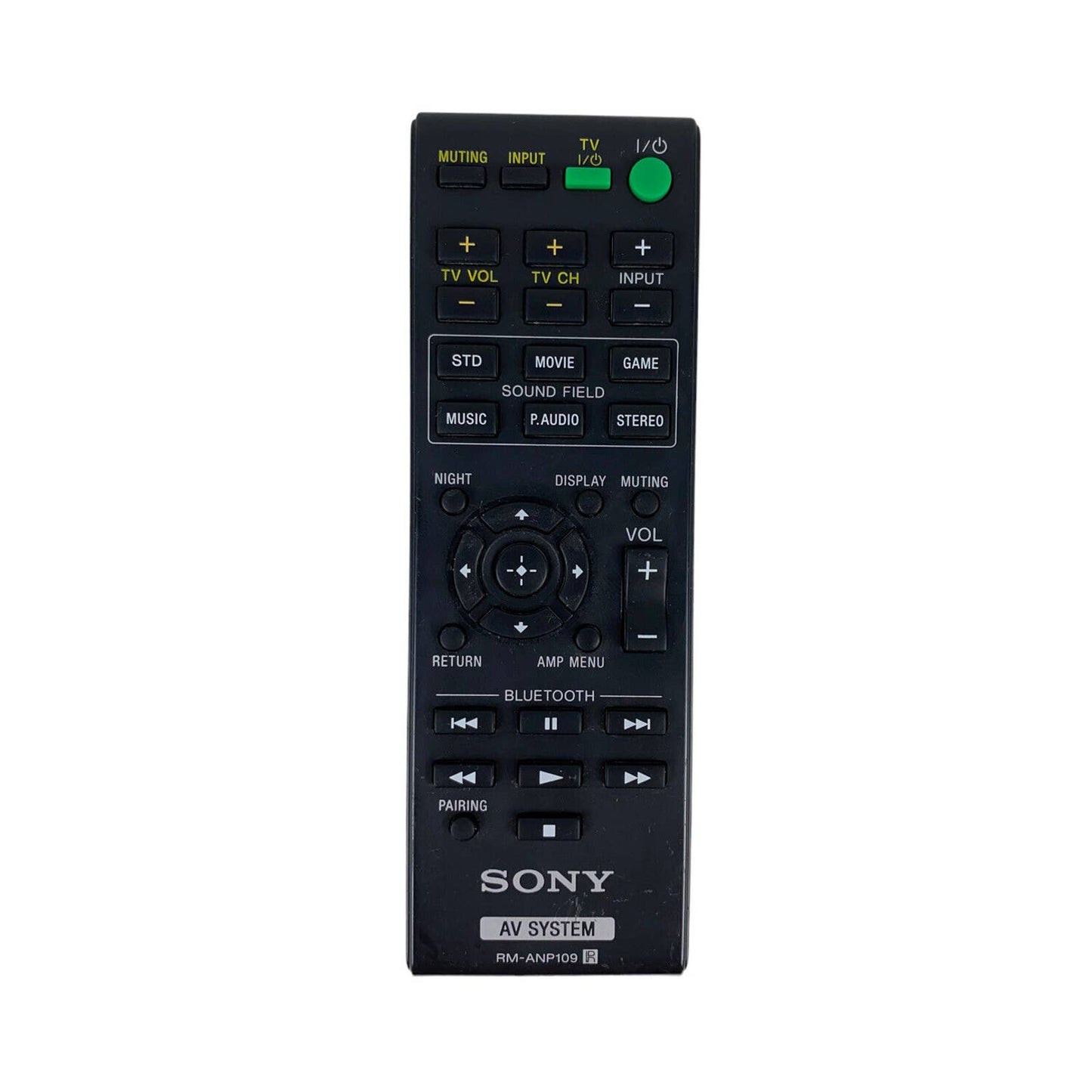 Sony RM-ANP109 OEM Original AV System Replacement Remote Control Tested