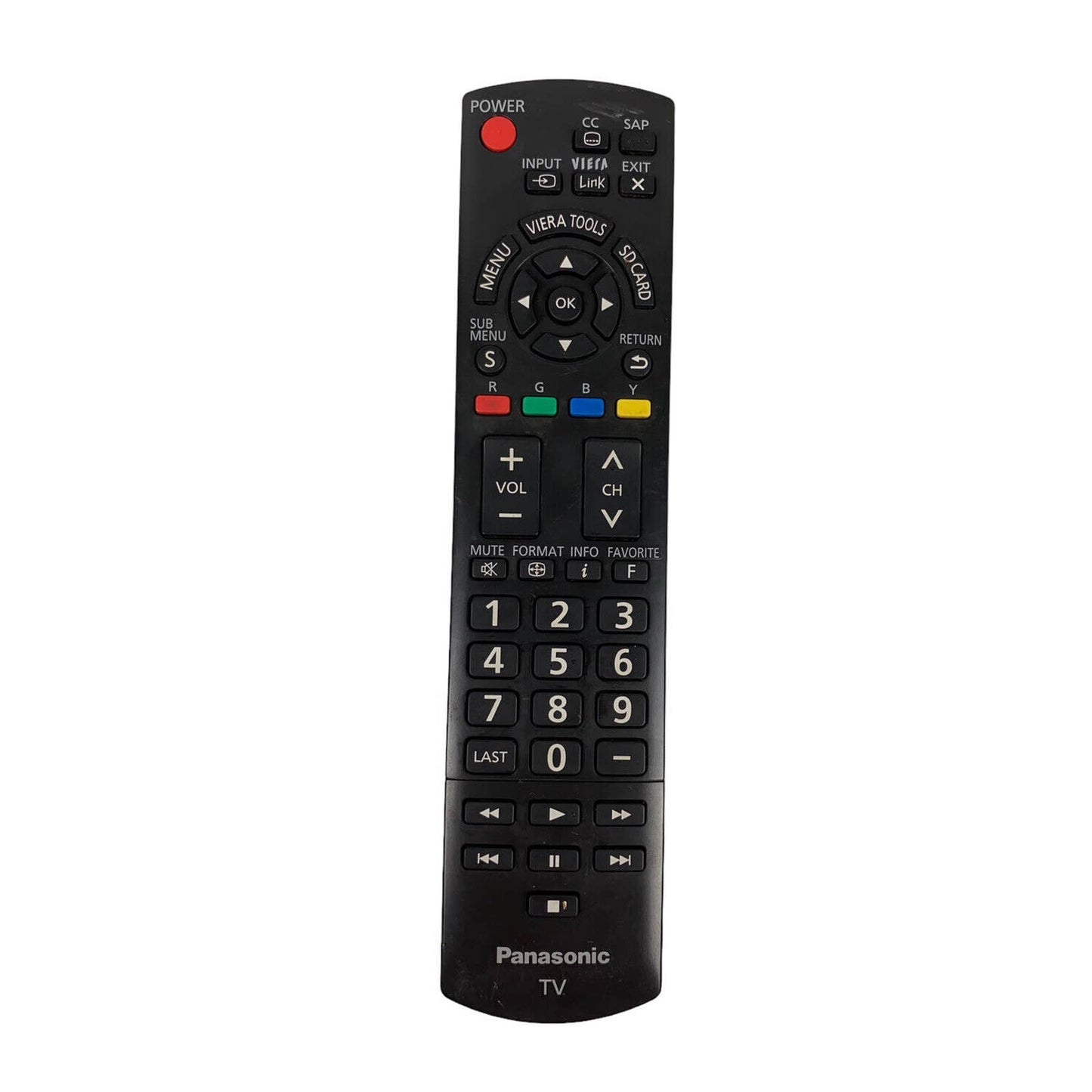 Panasonic N2QAYB000485 OEM Original TV Television Replacement Remote Control