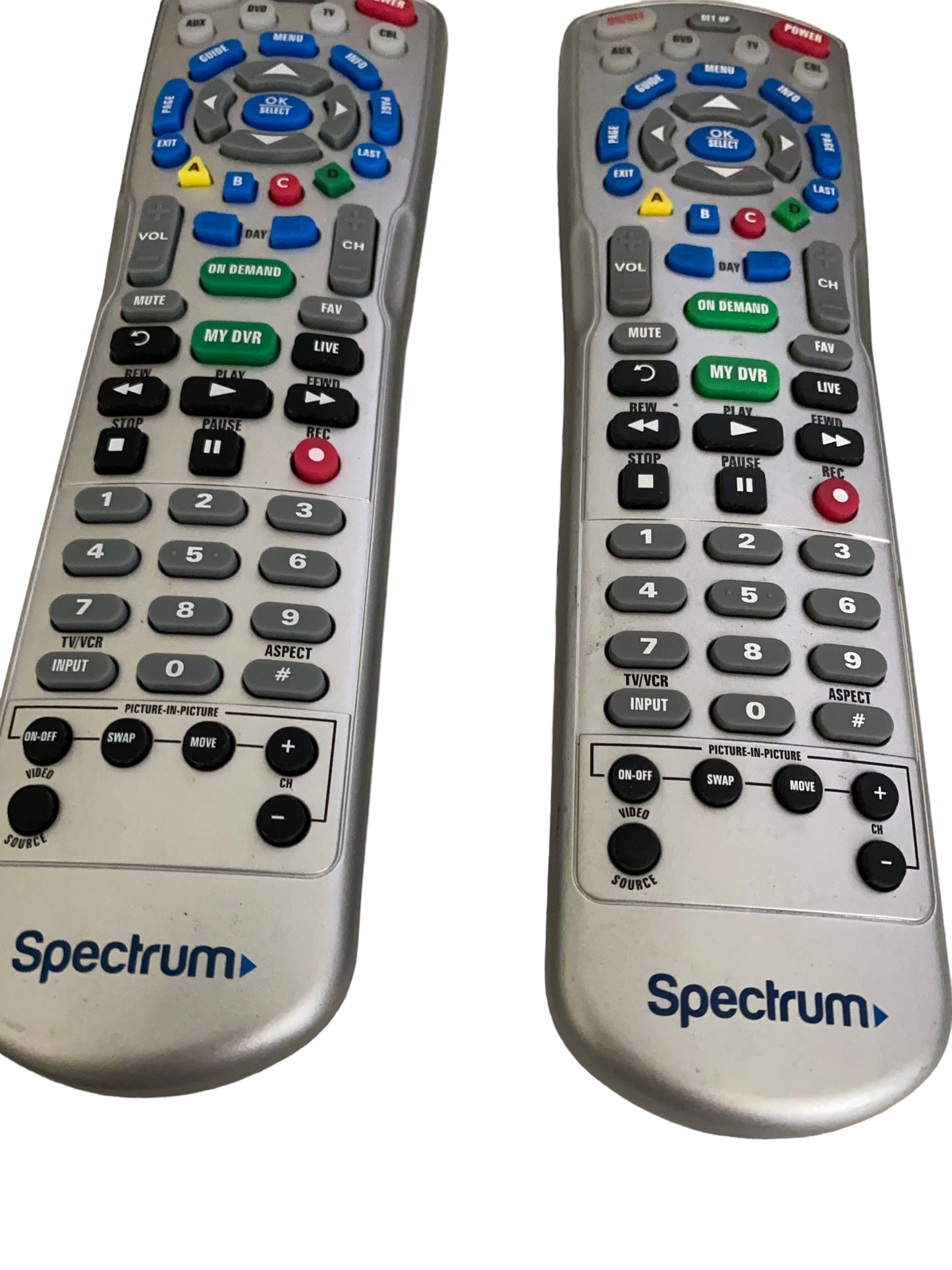 Lot Of 2 Spectrum 1060BC2/1060BC3 Cable Box TV Television Replacement Remote Control