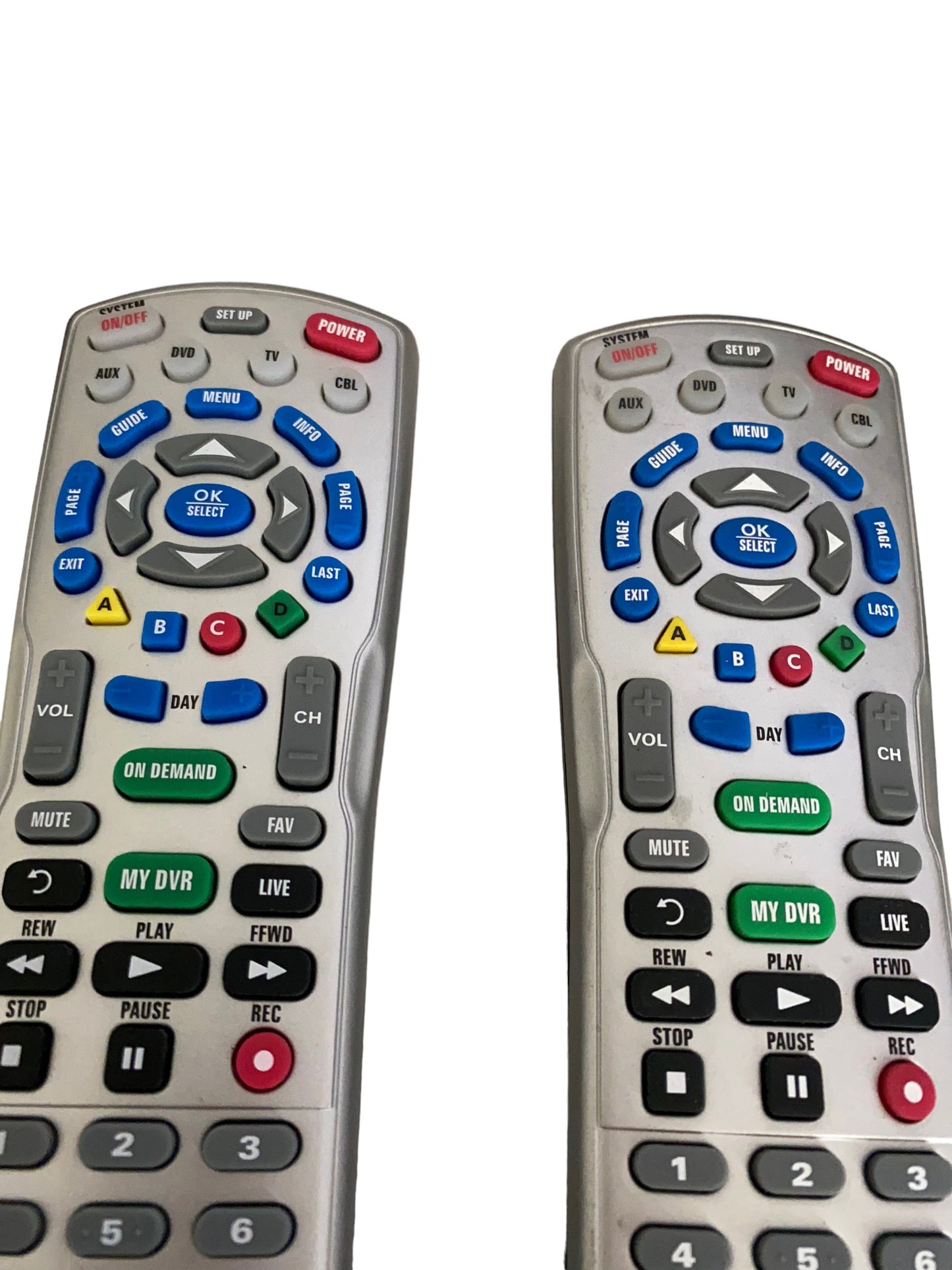 Lot Of 2 Spectrum 1060BC2/1060BC3 Cable Box TV Television Replacement Remote Control