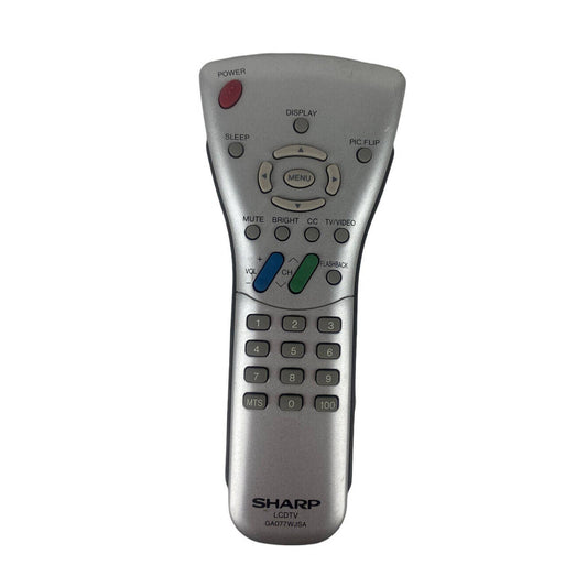 Sharp GA077WJSA LCD TV Television Replacement Remote Control