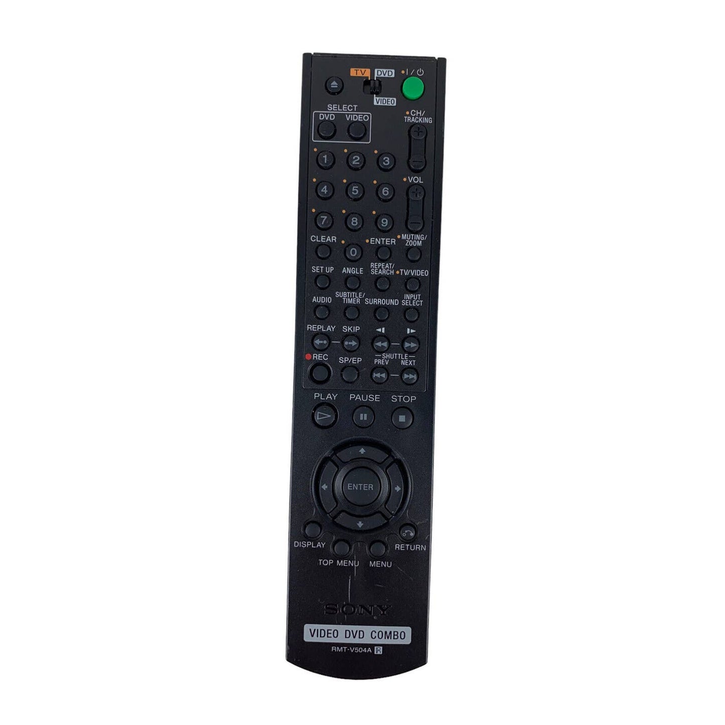 Sony RMT-V504A Video DVD Combo Remote Control