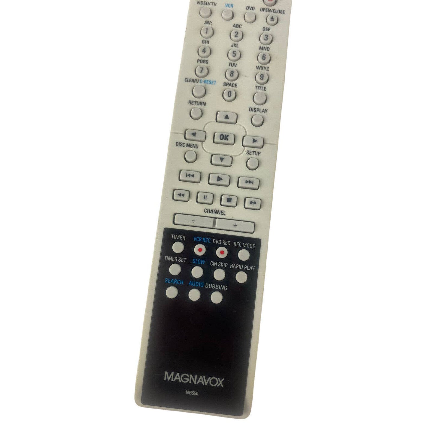 Magnavox NB550 DVD VCR Replacement Remote Control