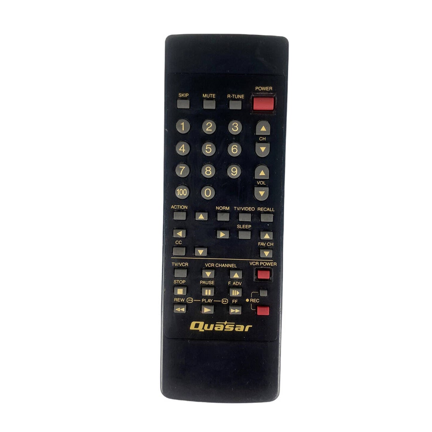 Quasar EUR50728 VCR Replacement Remote Control