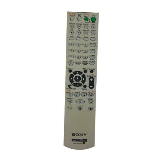 Sony RM-AAU013 OEM Original AV System Replacement Remote Control Tested