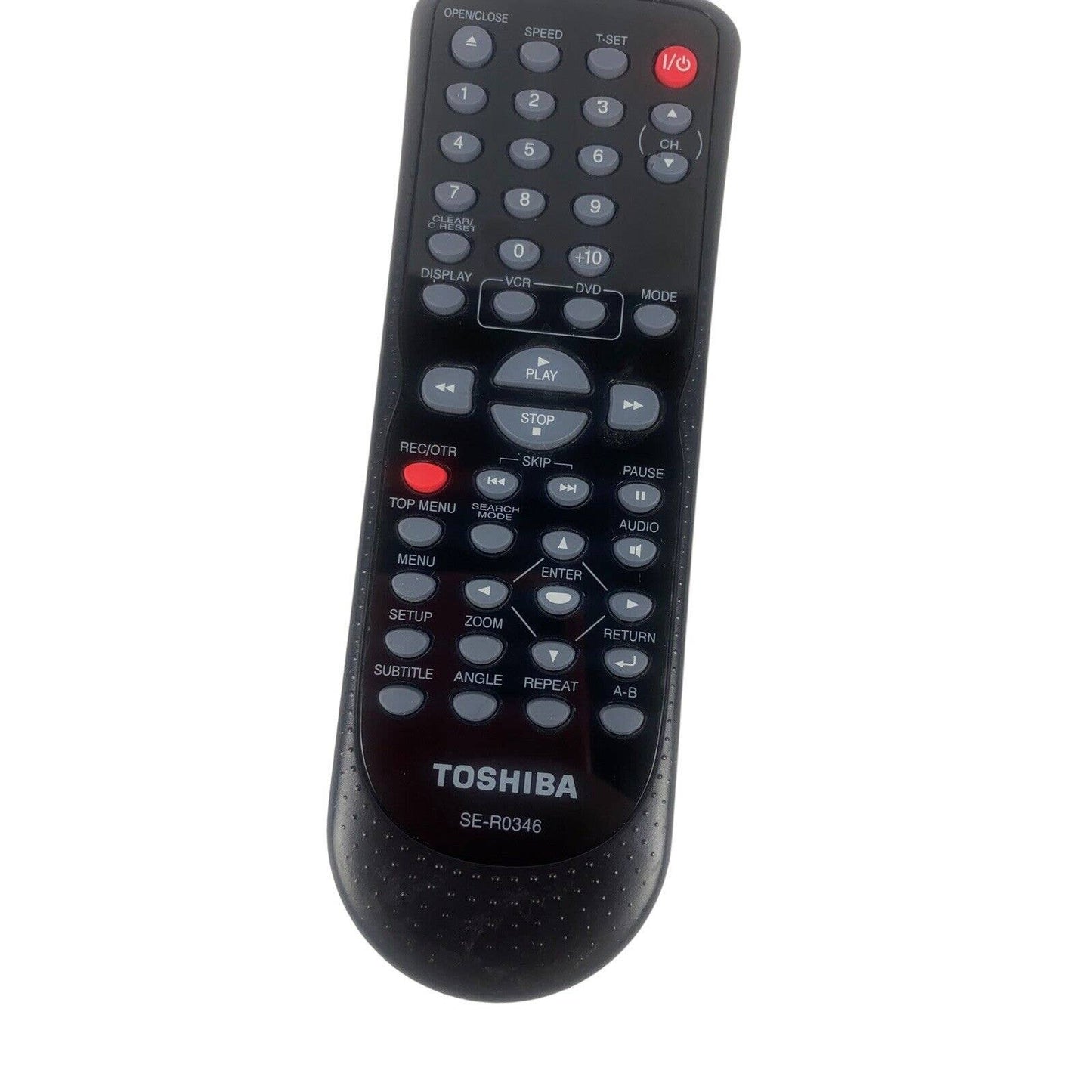 Toshiba SE-R0346 VCR DVD Combo Replacement Remote Control