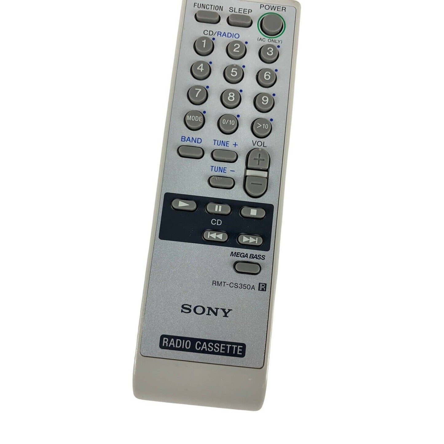 Sony RMT-CS350A OEM Original Radio Cassette Replacement Remote Control Tested