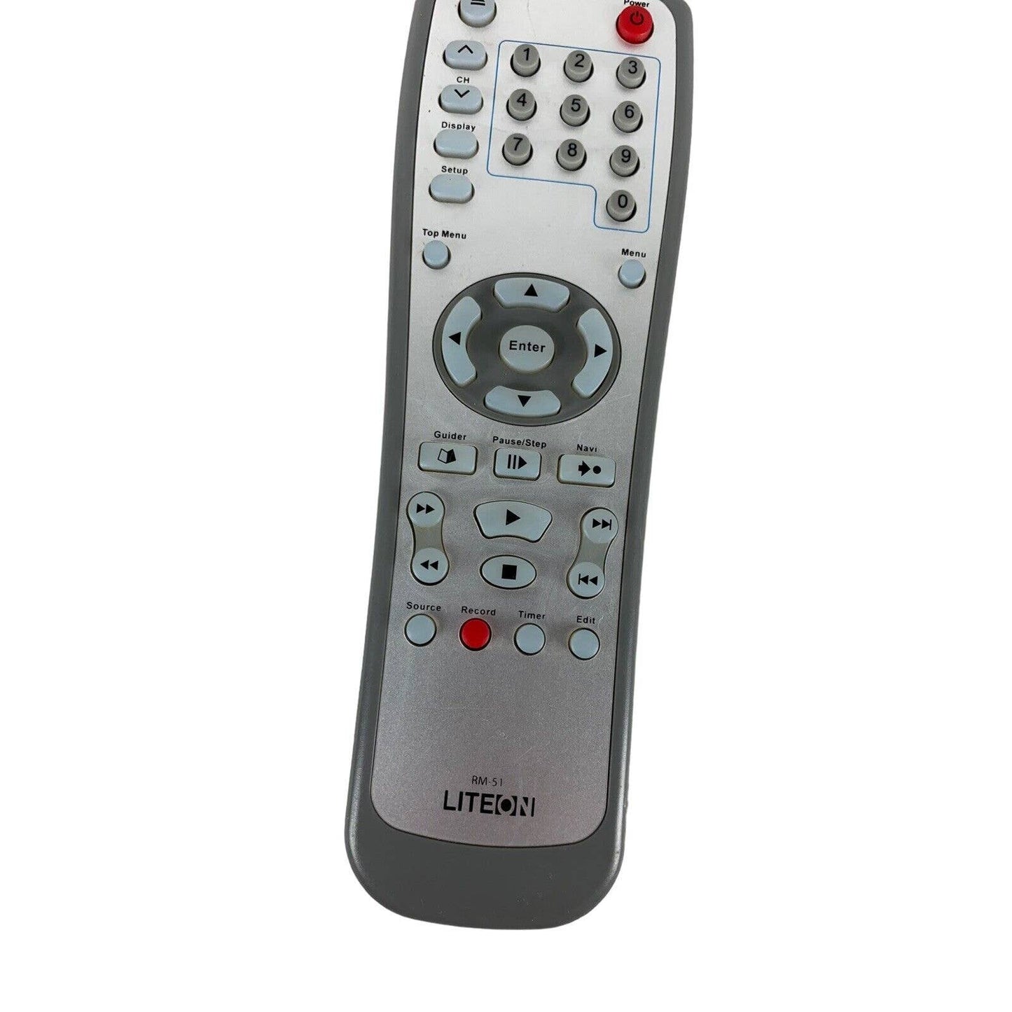 Lite On RM-51 DVD Recorder Replacement Remote Control