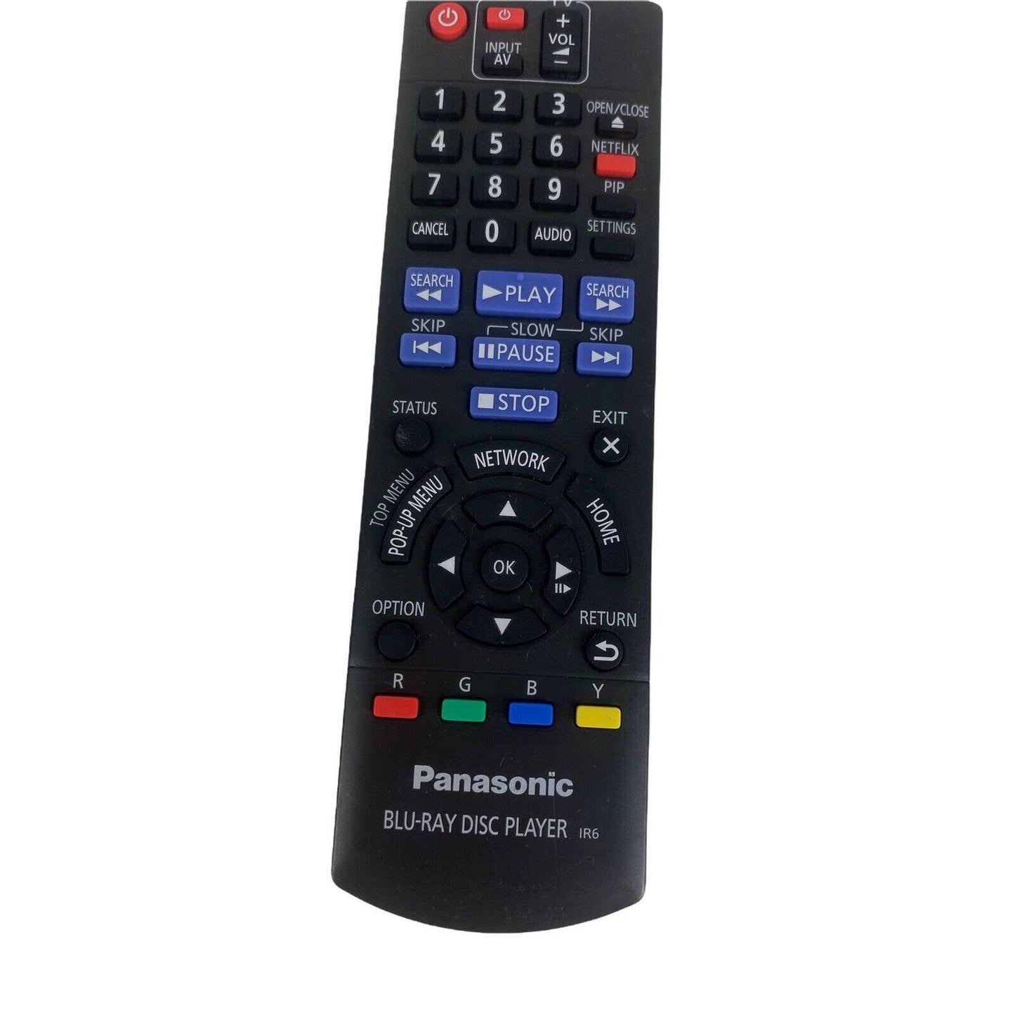 Panasonic N2QAYB000734 Blu-Ray Player Replacement Remote Control