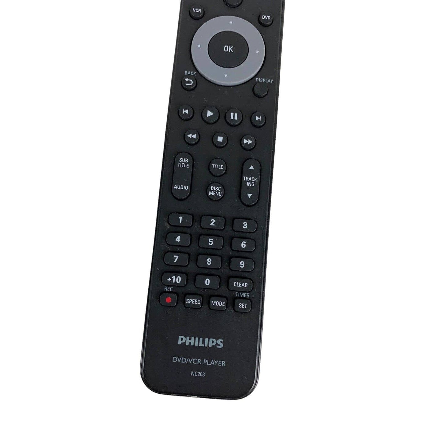 Philips NC203 DVD VCR Replacement Remote Control