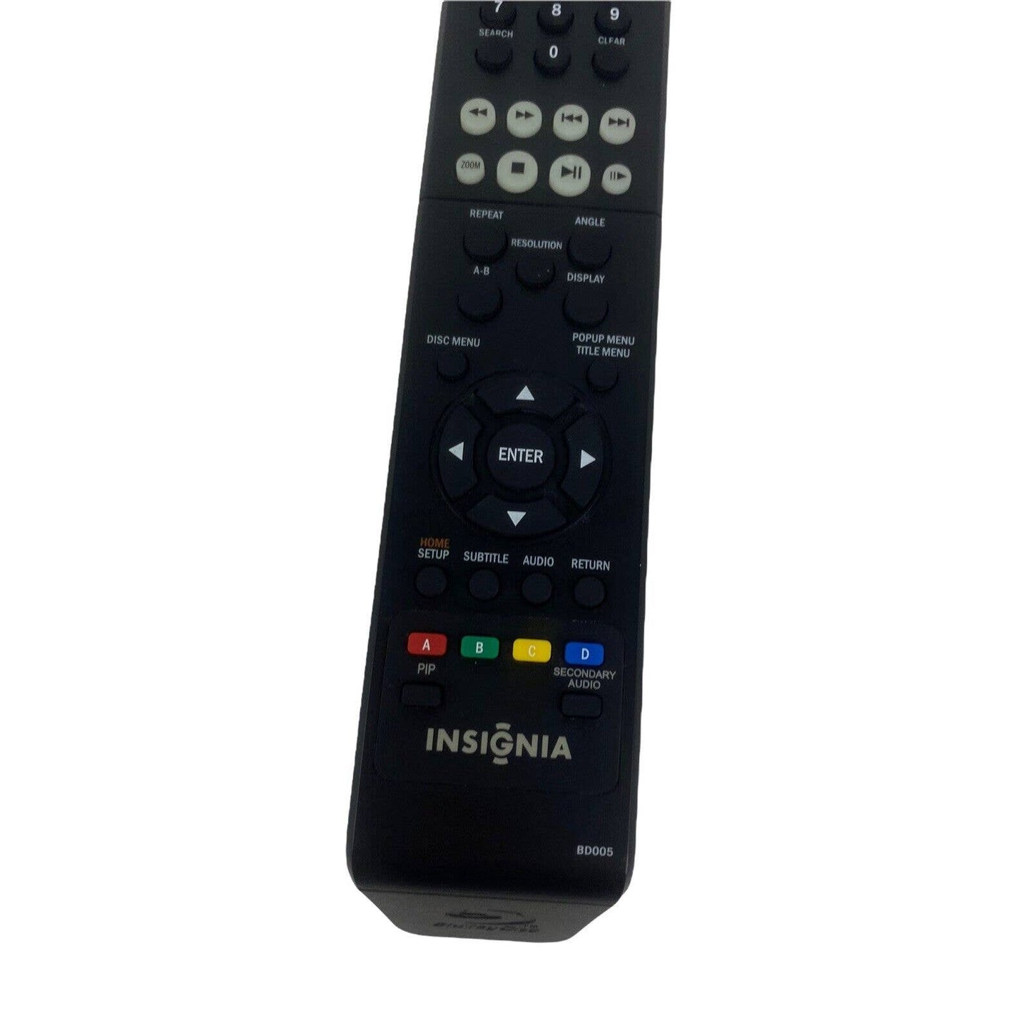 Insignia BD005 Blu-Ray Replacement Remote Control