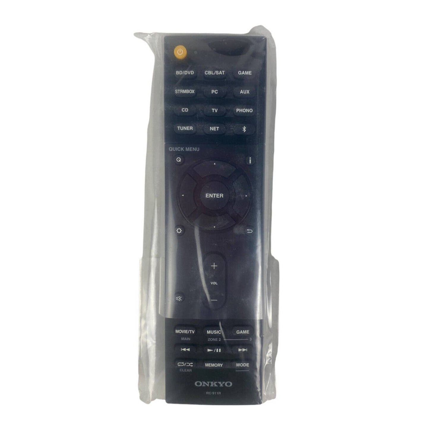 NEW Onkyo RC-911R AV Receiver Replacement Remote Control Black