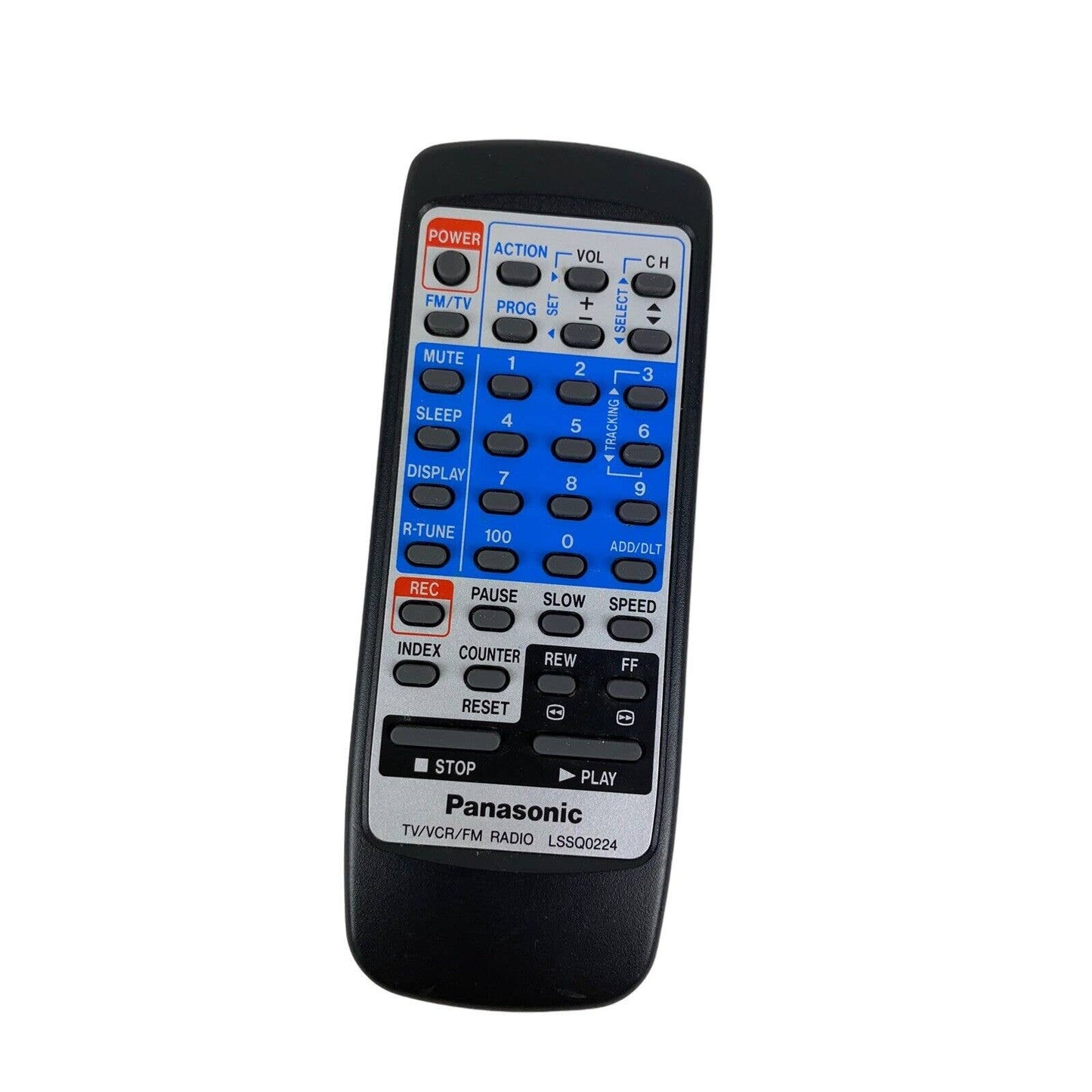 Panasonic LSSQ0224 OEM Original TV VCR Audio Replacement Remote Control