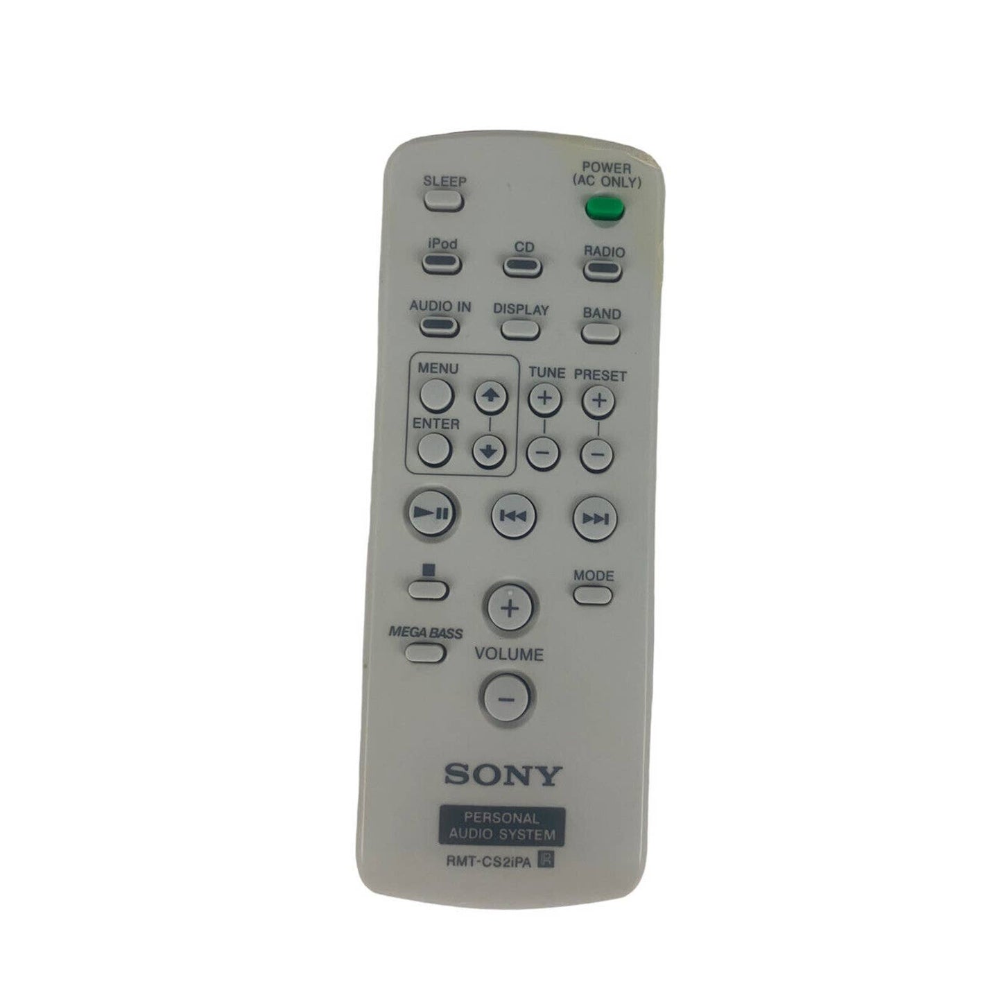 Sony RMT-CS2iPA Audio System Replacement Remote Control