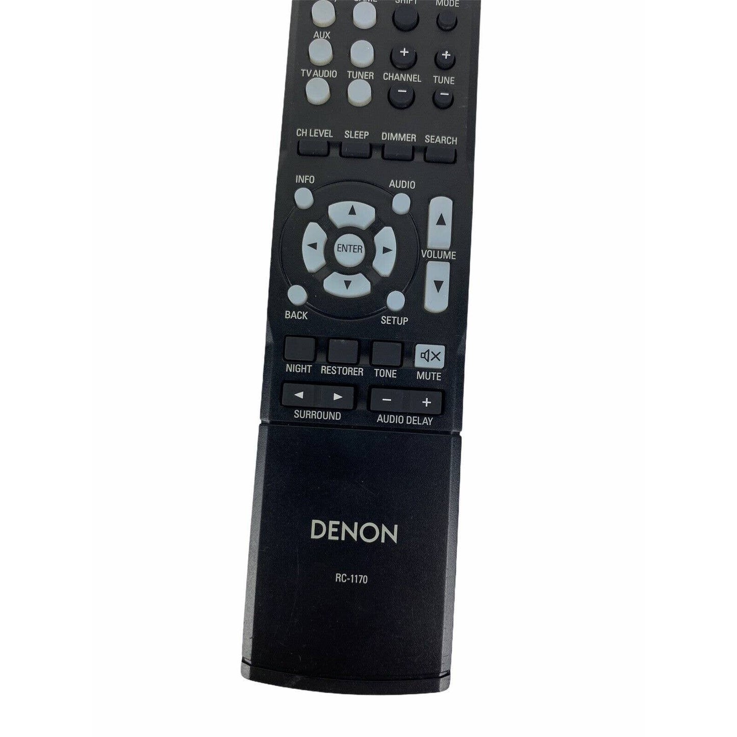 Denon RC-1170 Receiver AV Replacement Remote Control Tested Black