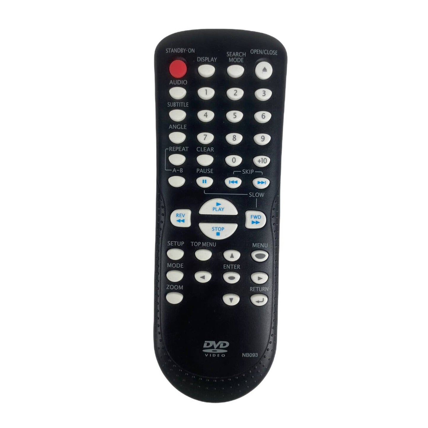 Magnavox NB093 OEM Original DVD Funai Replacement Remote Control Tested Black