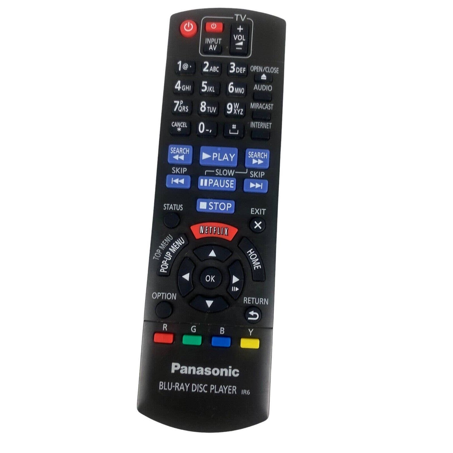 Panasonic N2QAYB000874 Blu-Ray Replacement Remote Control