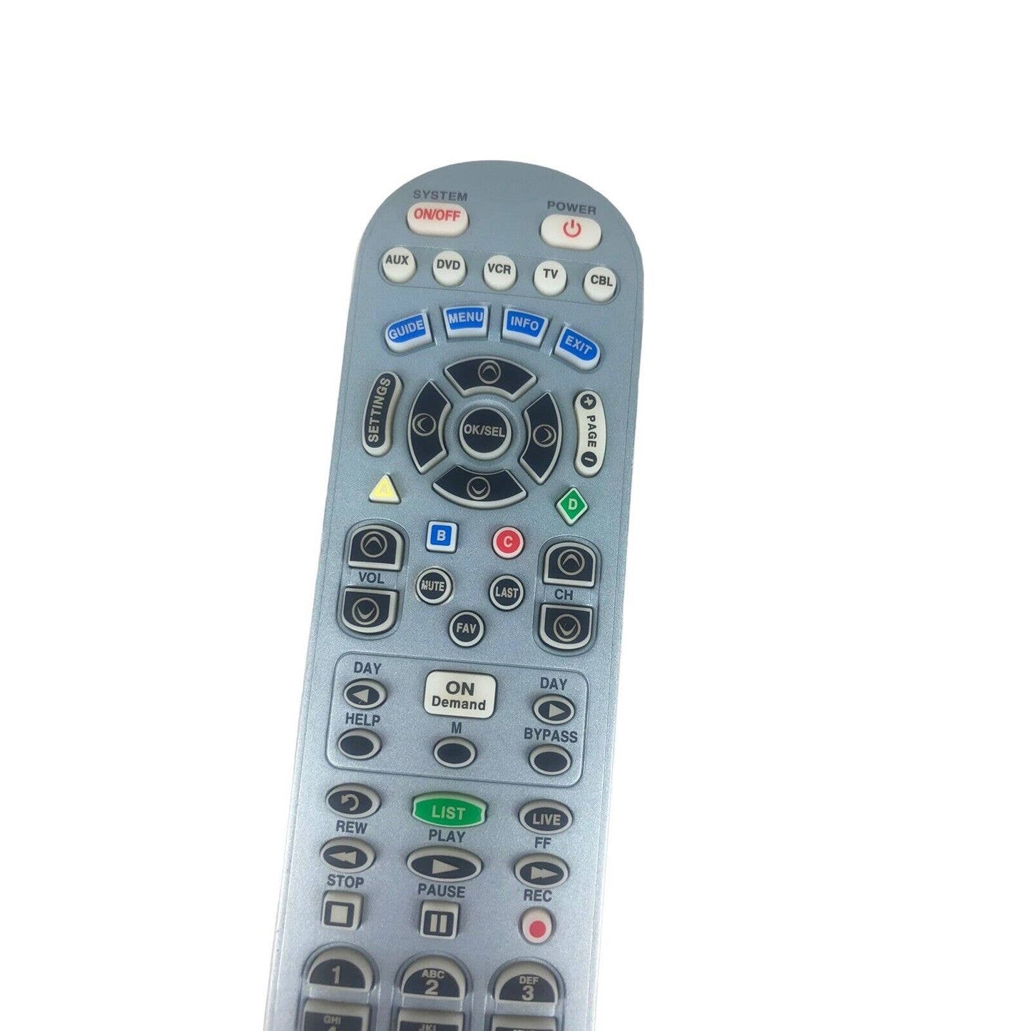 Atlantic Broadband UR5U-8700L-AB Cable TV Television Remote Control