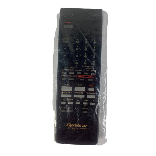 NEW Quasar VSQS0665 VCR Replacement Remote Control Black