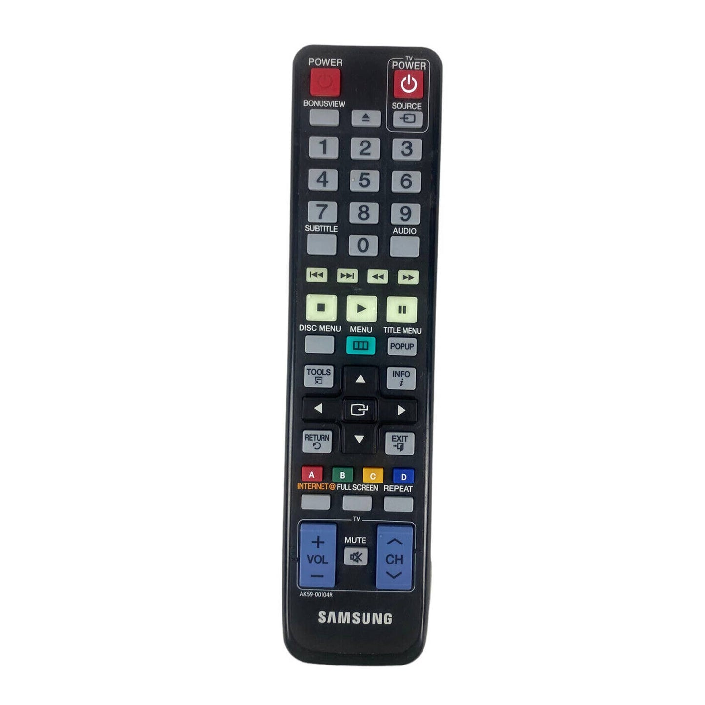 Samsung AK59-00104R TV Television Replacement Remote Control