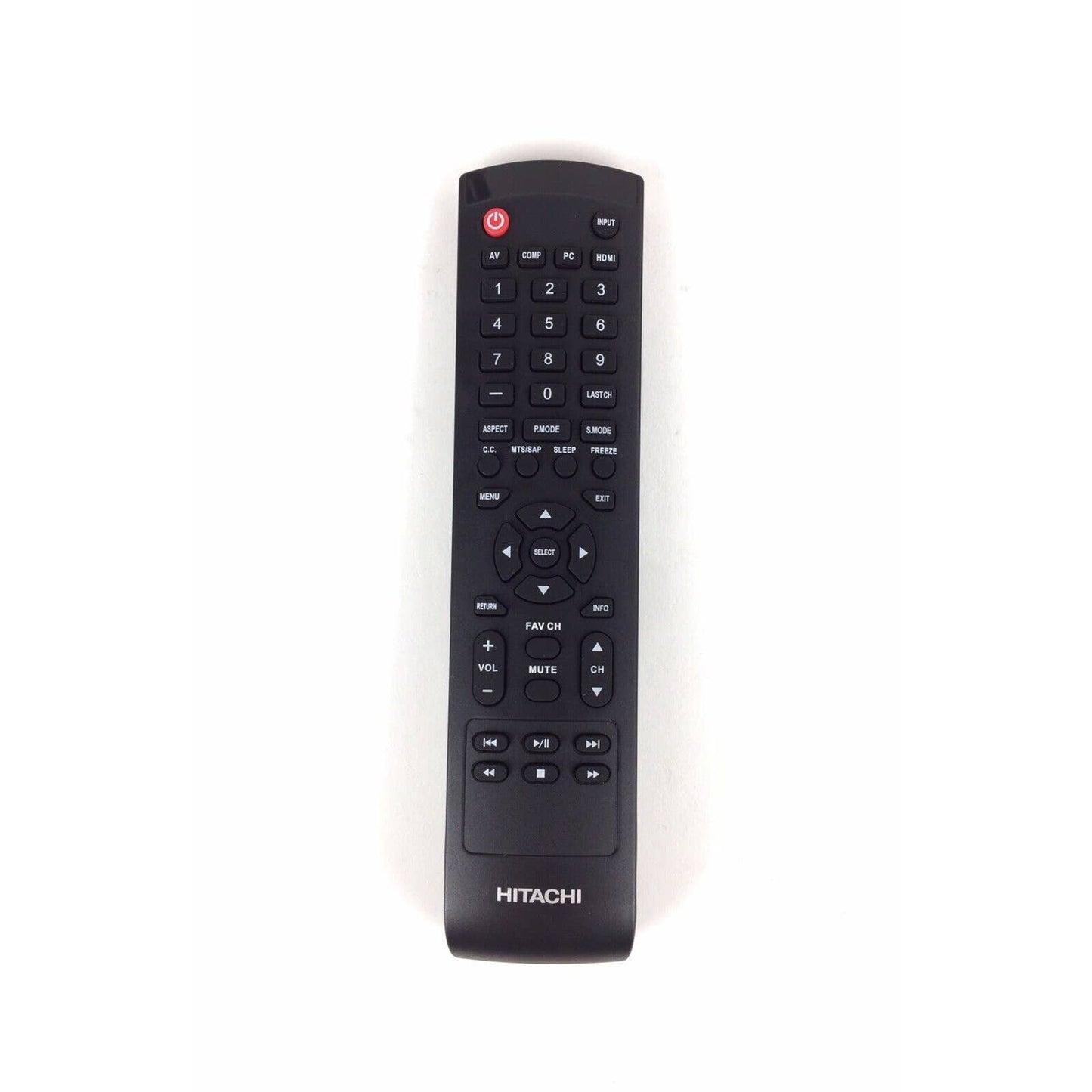 NEW Hitachi KT252-HG TV Television Replacement Remote Control Black