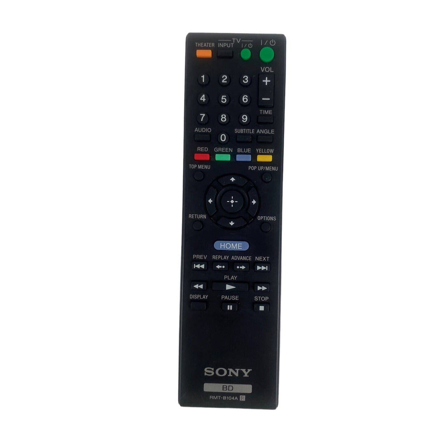 Sony RMT-B104A Blu-Ray Replacement Remote Control