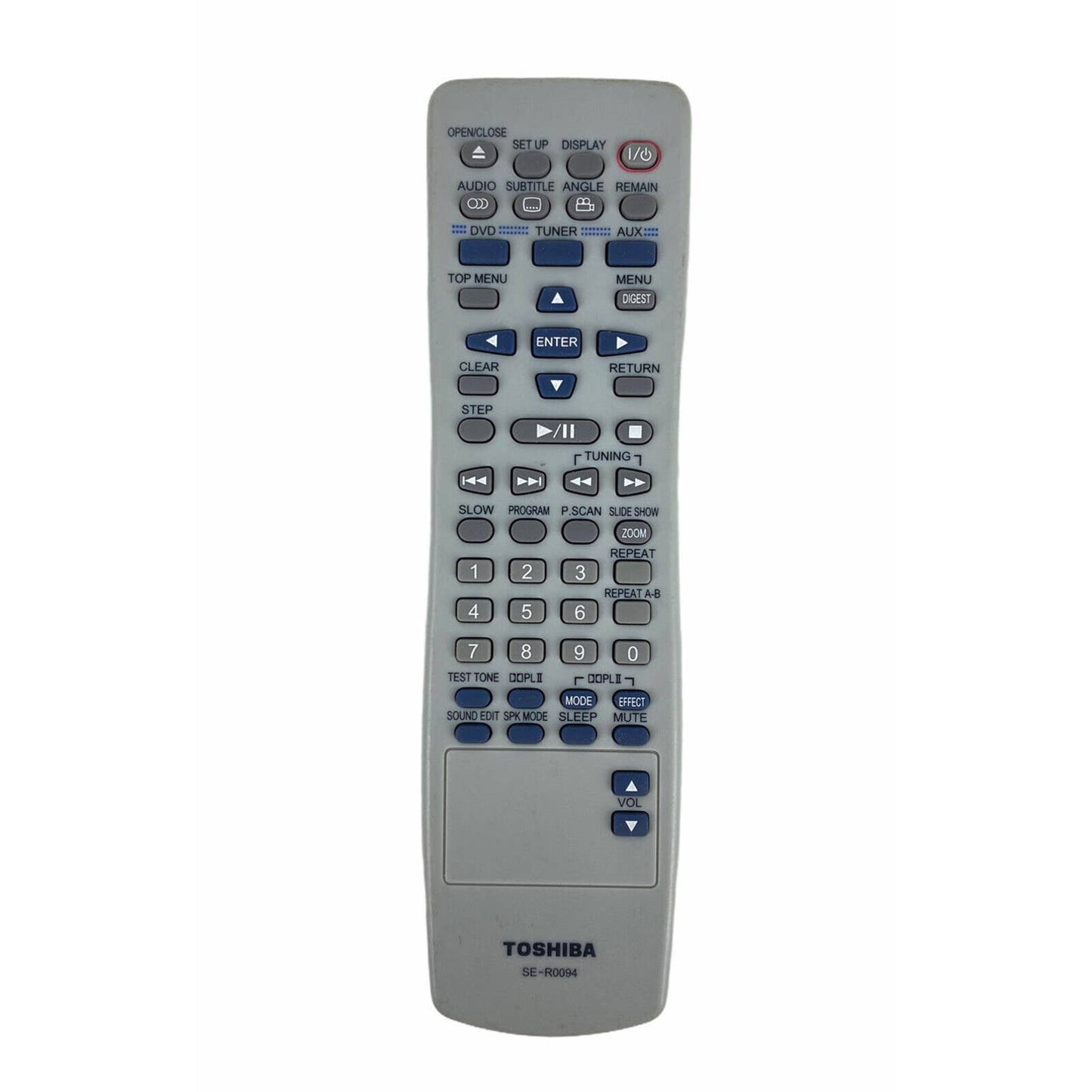 Toshiba SE-R0094 DVD Replacement Remote Control