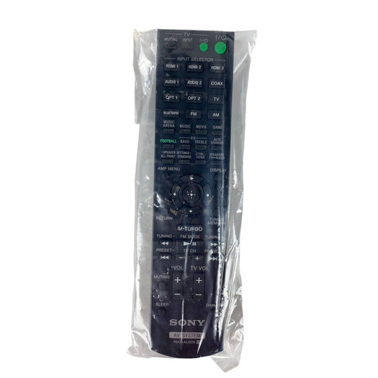 NEW Sony RM-AAU205 OEM Original AV System Replacement Remote Control Black