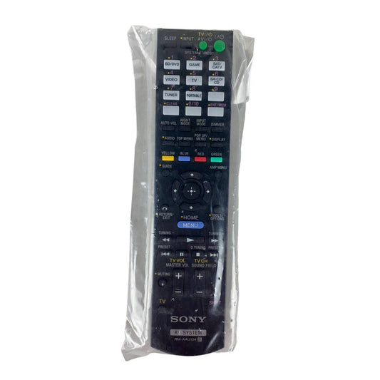 NEW Sony RM-AAU104 OEM Original AV System Replacement Remote Control Black