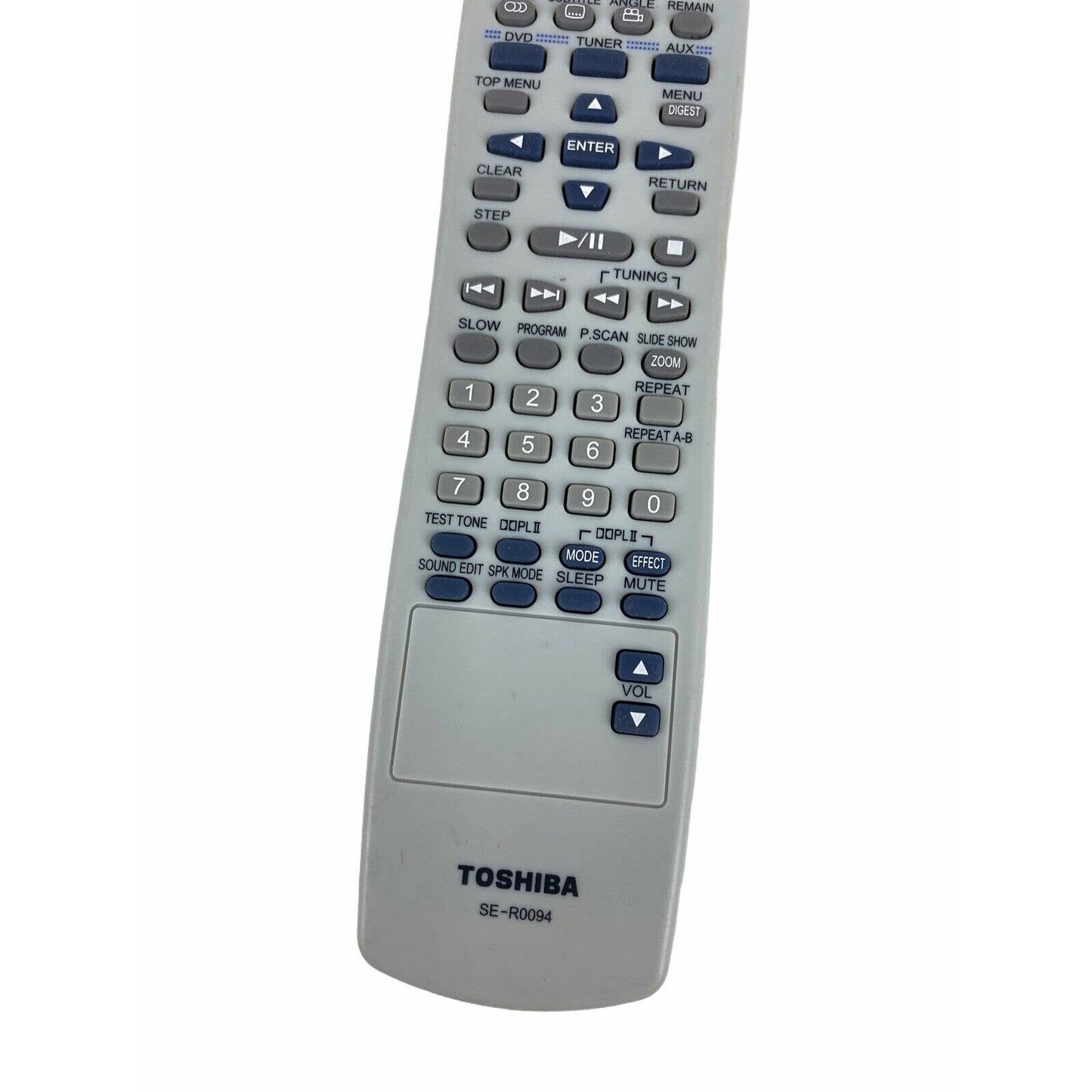 Toshiba SE-R0094 DVD Replacement Remote Control