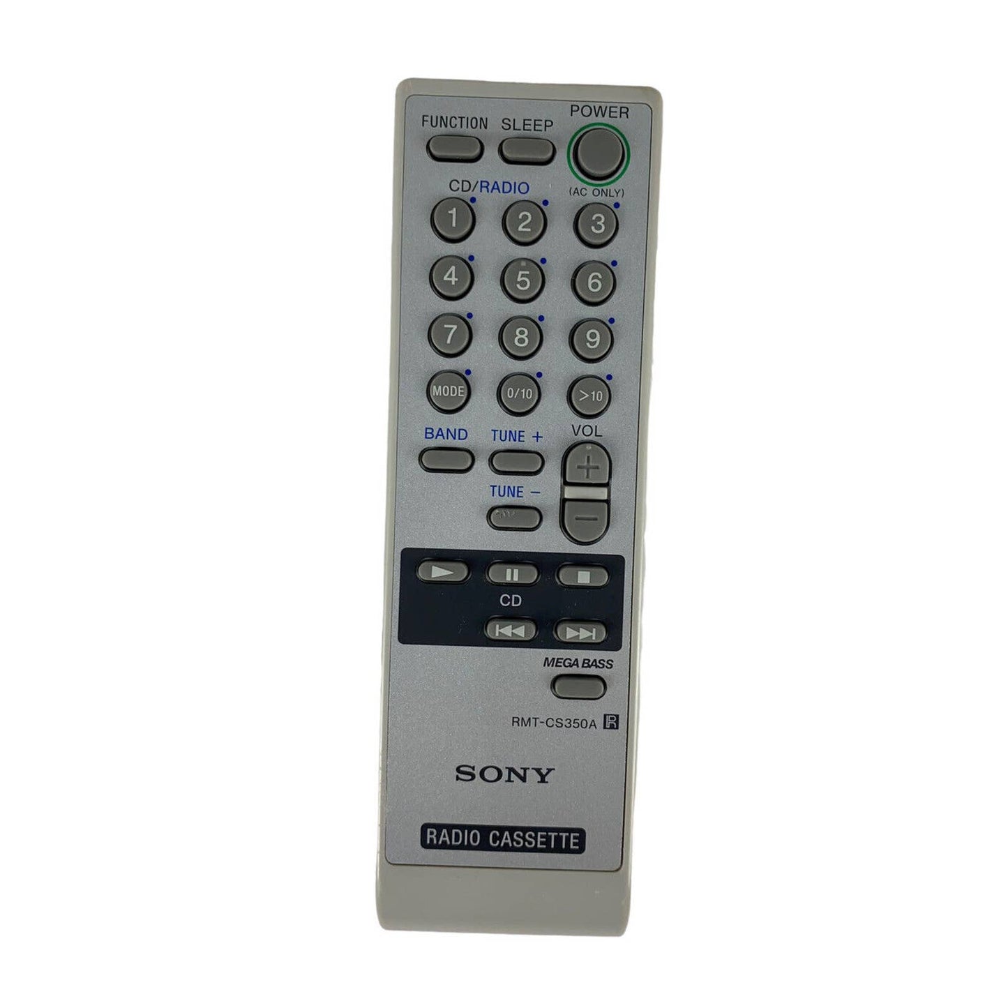 Sony RMT-CS350A OEM Original Radio Cassette Replacement Remote Control Tested